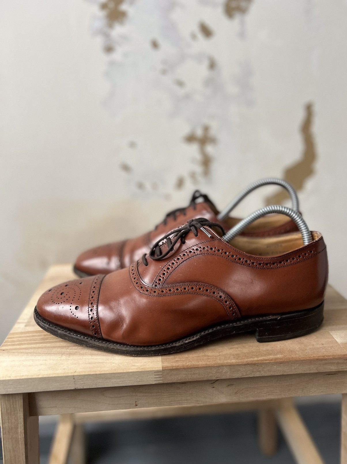 Loake LOAKE Leather Loafers Handmade in England Size US 8.5 / EU 41-42 - 1 Thumbnail