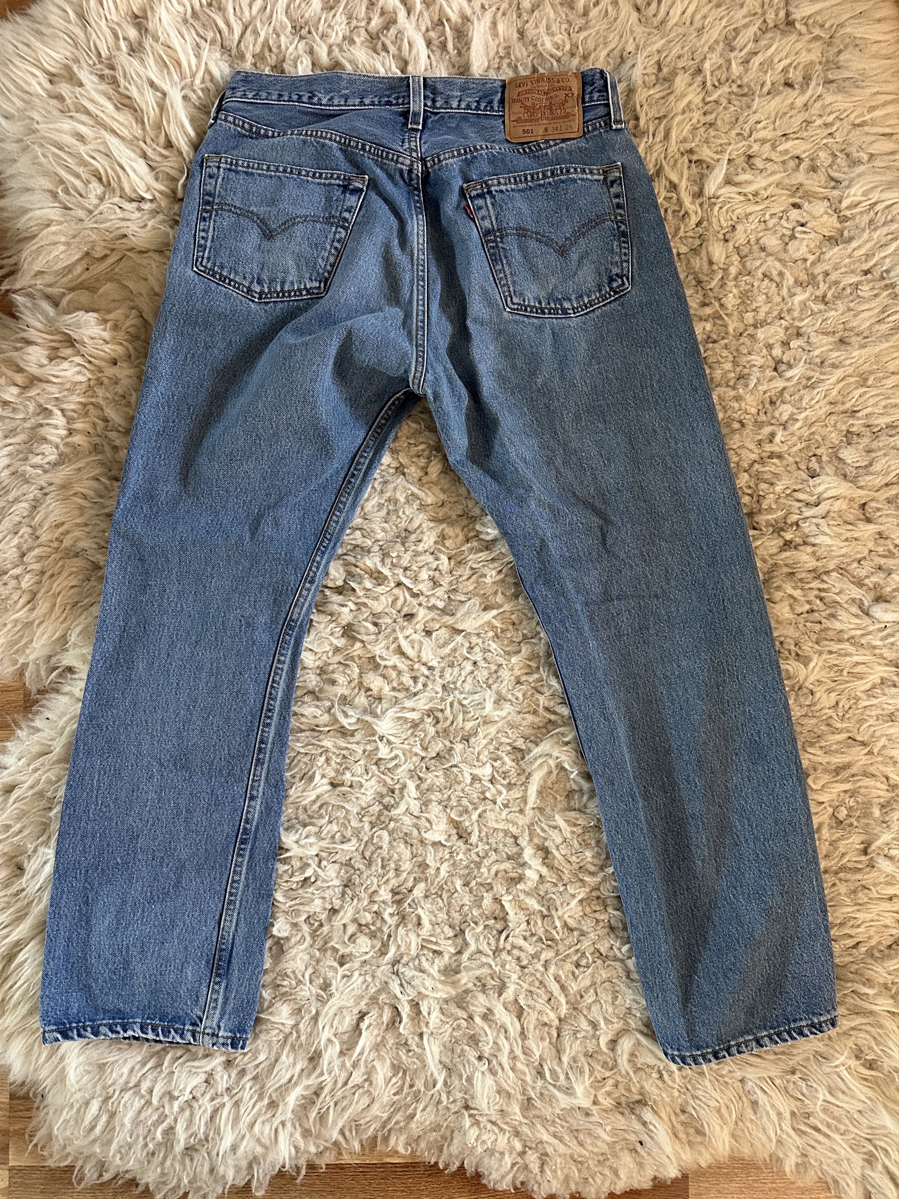 Levi's Vintage Clothing 1999 Levi’s 501 USA Made W34 L29 - Deadstock Vintage Denim Size US 34 / EU 50 - 2 Thumbnail