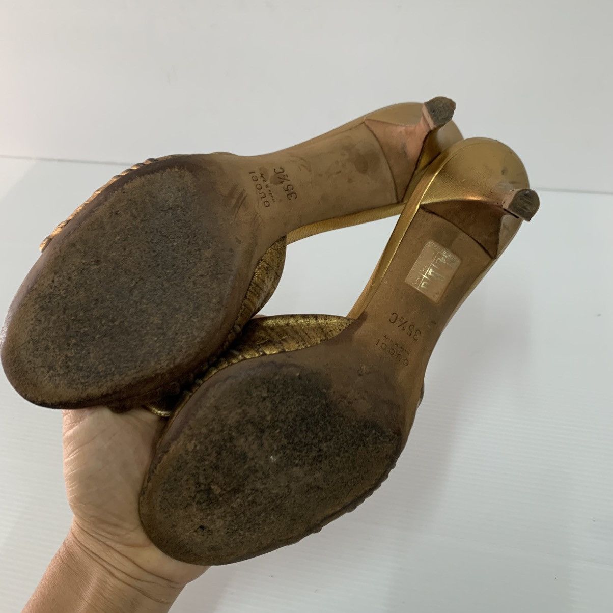 Gucci Gucci Leather Heels Size US 5.5 / IT 35.5 - 5 Thumbnail