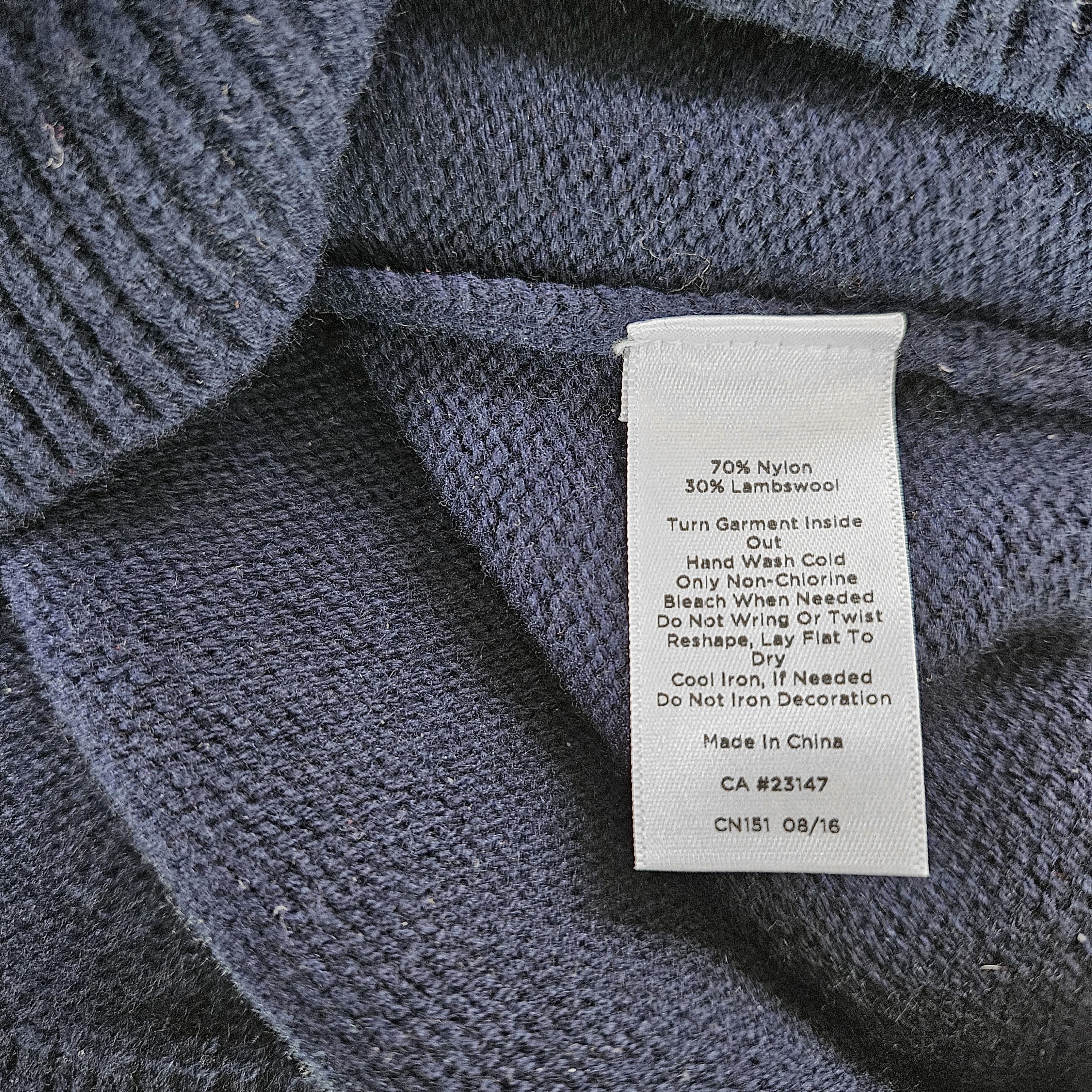 Talbots Talbots Size LP Sweater Fair Isle Gemstone Sparkle Navy Size L / US 10 / IT 46 - 9 Thumbnail