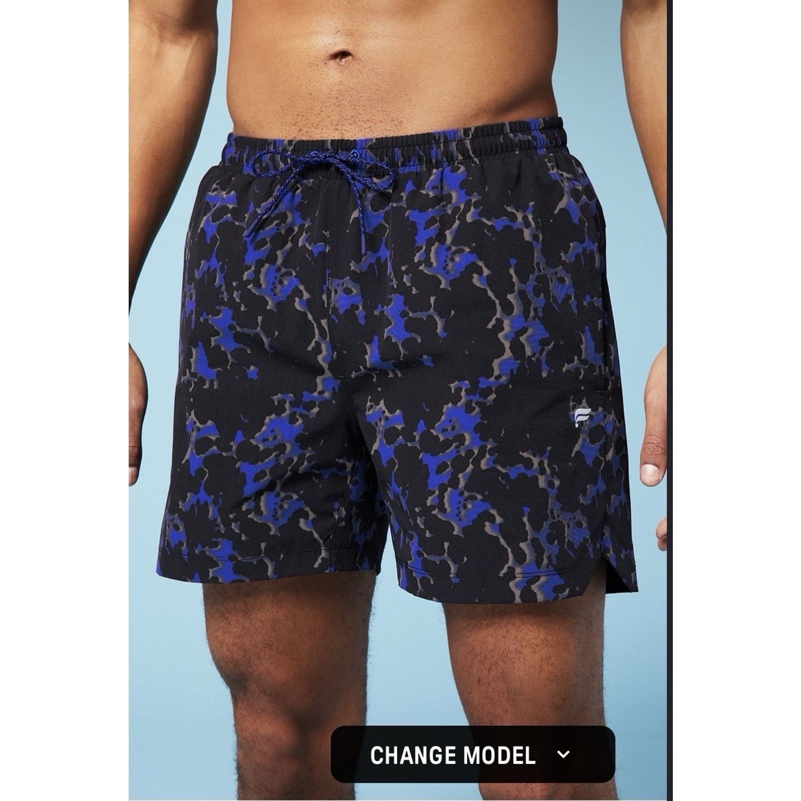 Fabletics Fabletics The Swim Trunk Blue 5” Inseam Men’s Size M Size US 32 / EU 48 - 1 Thumbnail