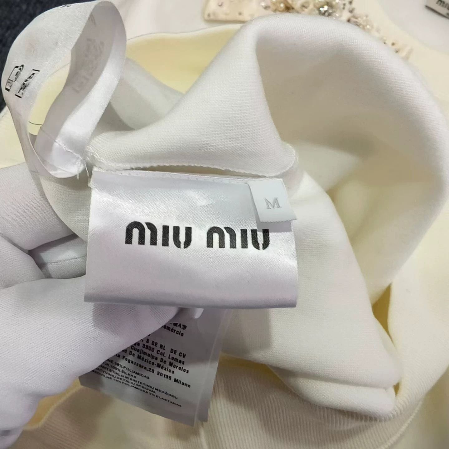 Miu Miu MIUMIU Bow Embroidered Logo Sweatshirt M Size M / US 6-8 / IT 42-44 - 4 Thumbnail