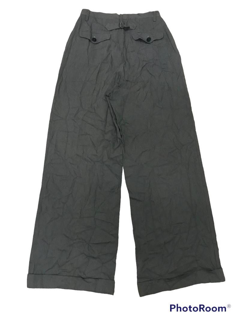 image of Avant Garde x Comme Des Garcons Homme Plus Vintage Gomme Wide Pant in Grey, Men's (Size 26)