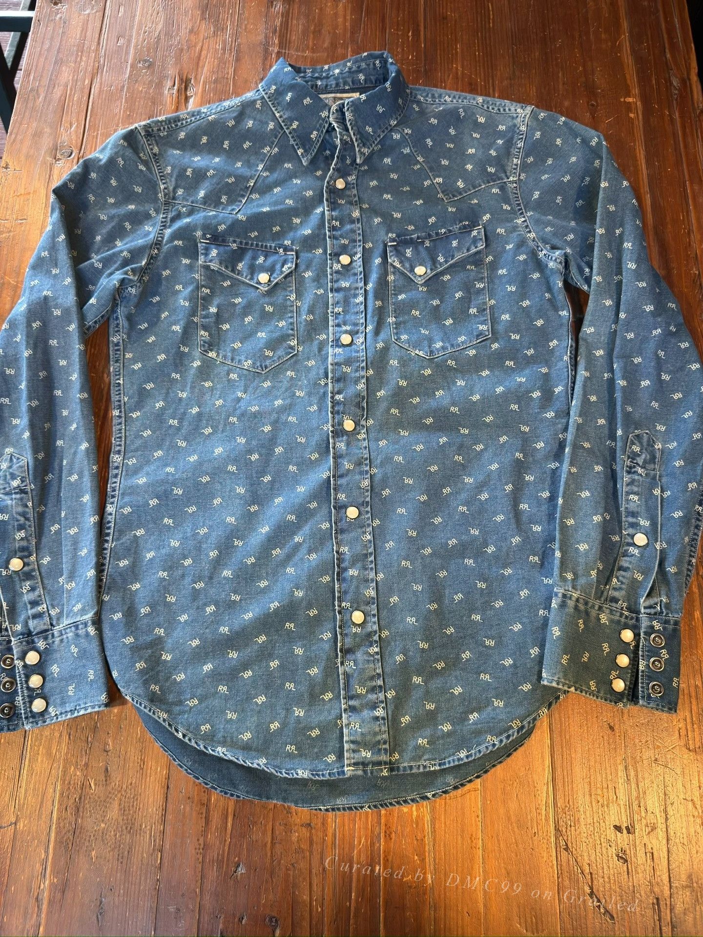 RRL Ralph Lauren RRL Double RL Supply Indigo Cloth Size US XS / EU 42 / 0 - 1 Thumbnail