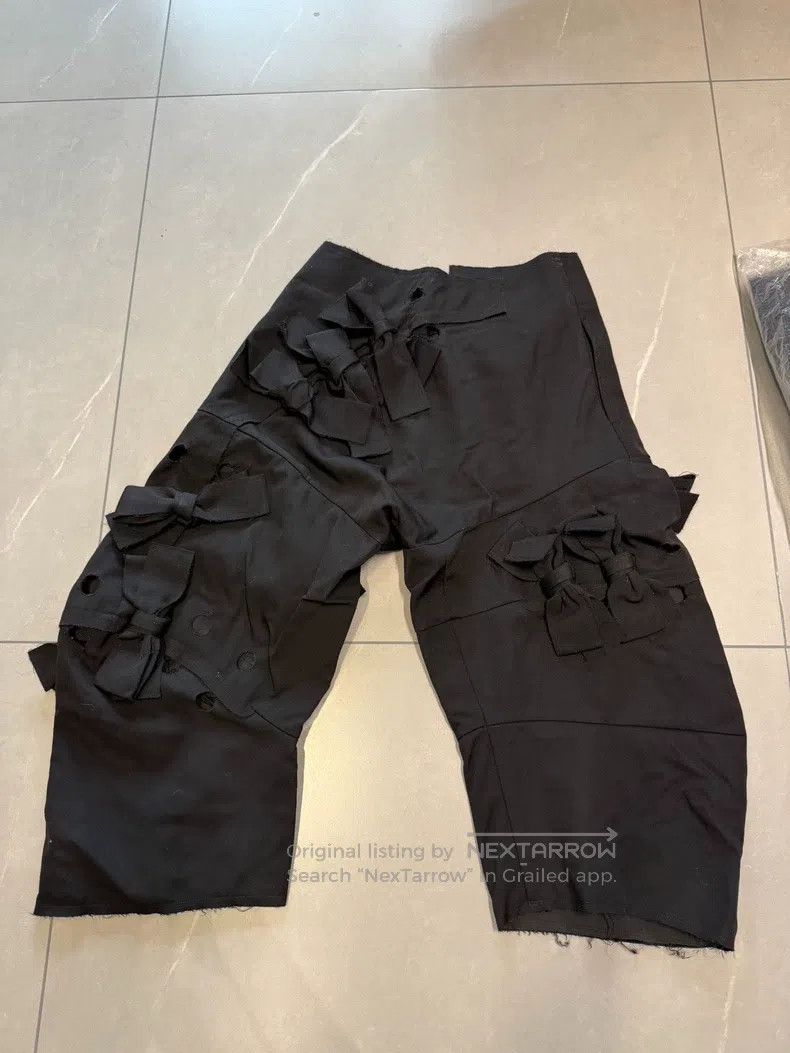 Comme des Garcons Comme Des Garcons size M Bow Wide-Leg Pants Size 24" / US 00 / IT 34 - 1 Thumbnail
