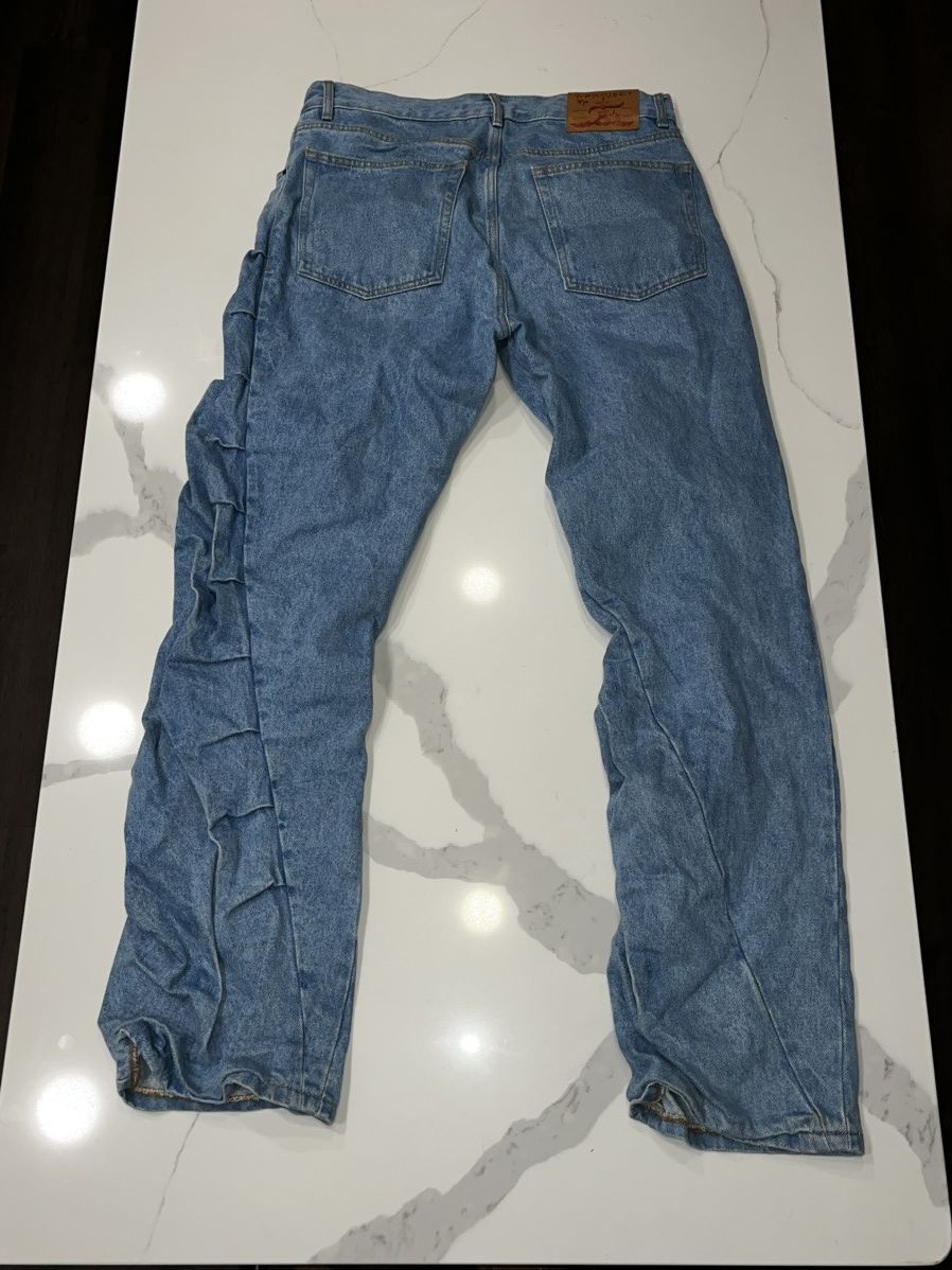 Y/Project Y/Project Distorted Baggy Denim Jeans Size US 32 / EU 48 - 2 Thumbnail