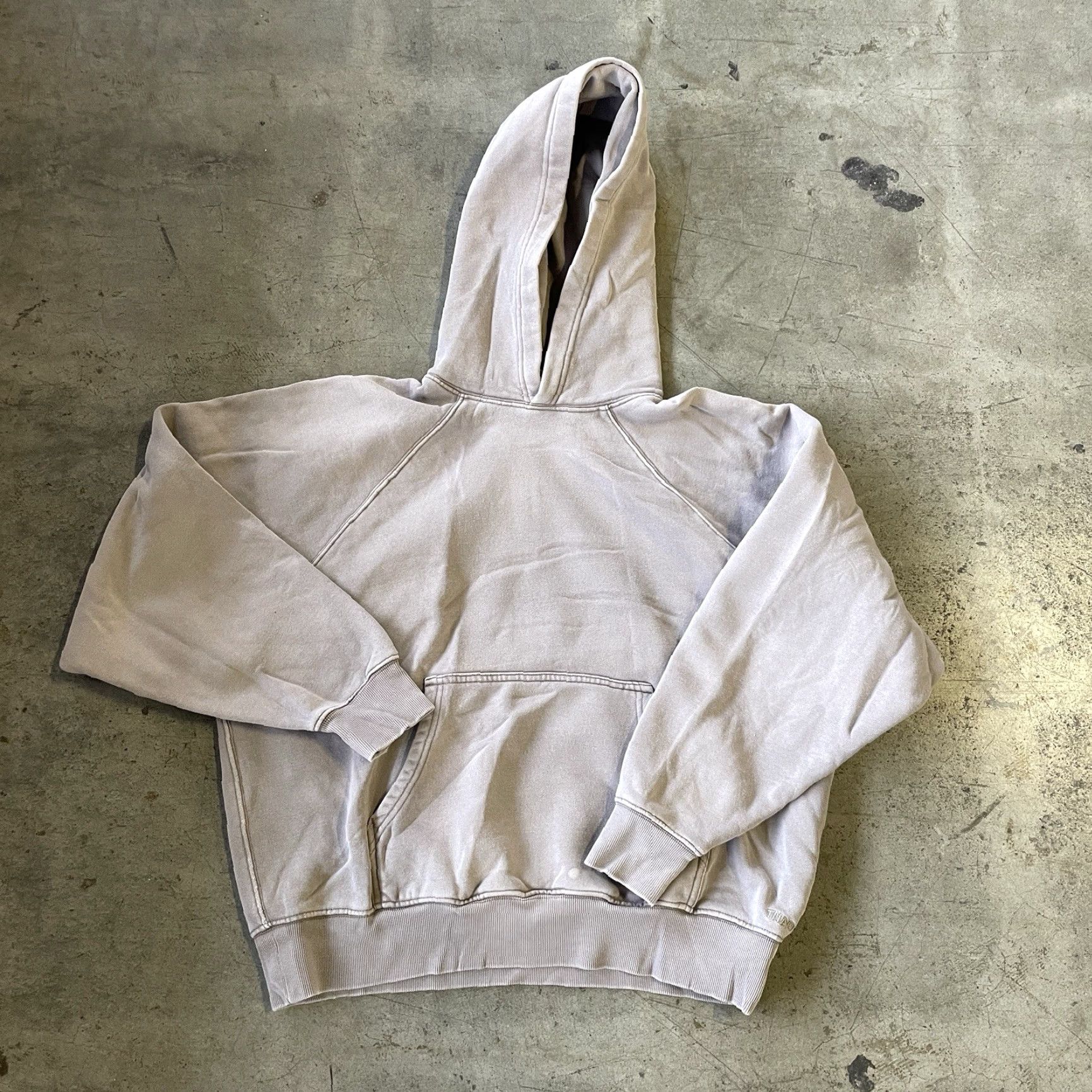 TNA TNA Hoodie Womens Size S Gray Pullover Crew Neck Hooded Oversized Pockets Sweatfleece Logo Size S / US 4 / IT 40 - 2 Thumbnail