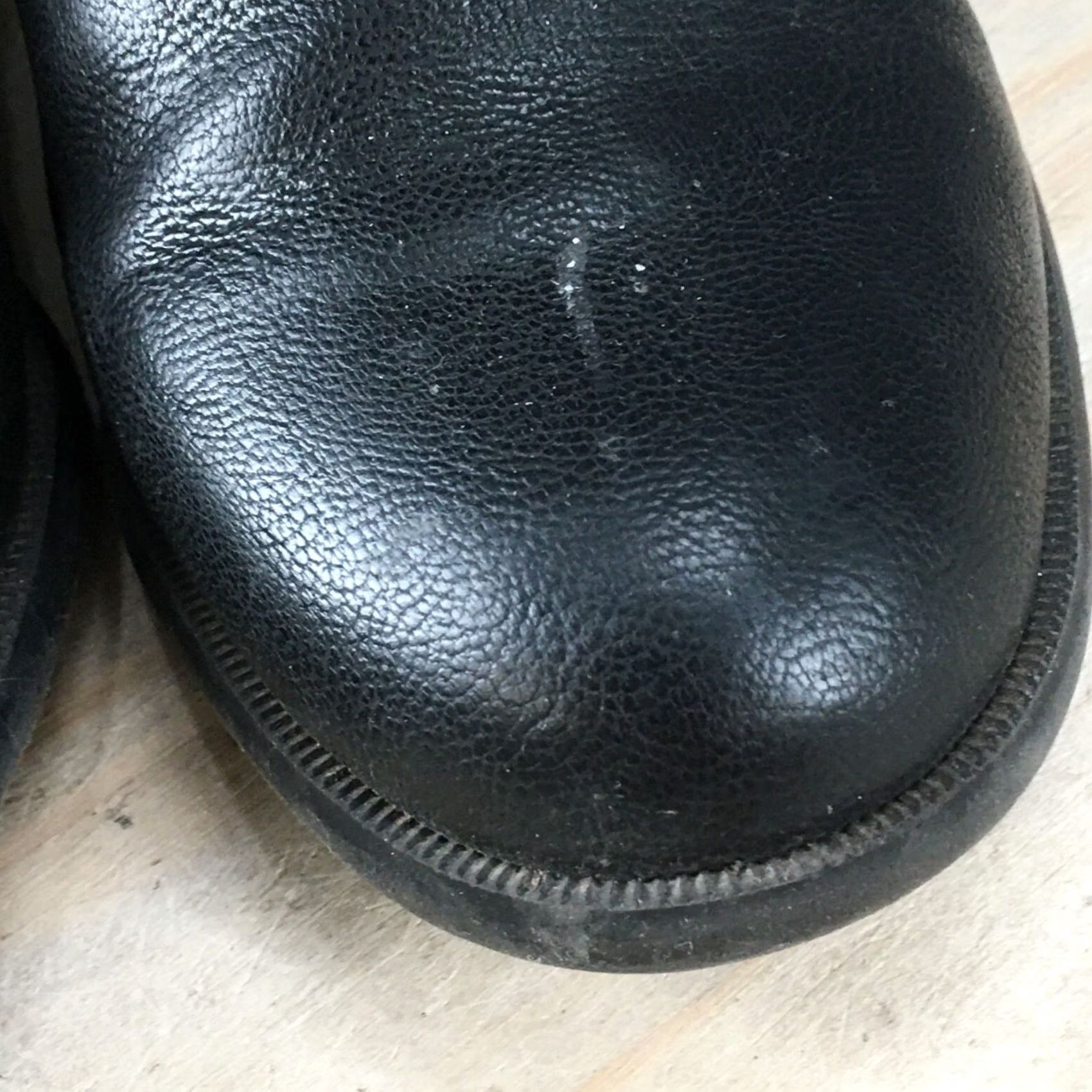 Vintage LifeStride Boots Womens 6 M Xandy Tall Knee High Black Faux Leather Round Toe Shoe Size 6 M Black Knee High Boots Womens Vintage No Size US 6 / IT 36 - 5 Thumbnail
