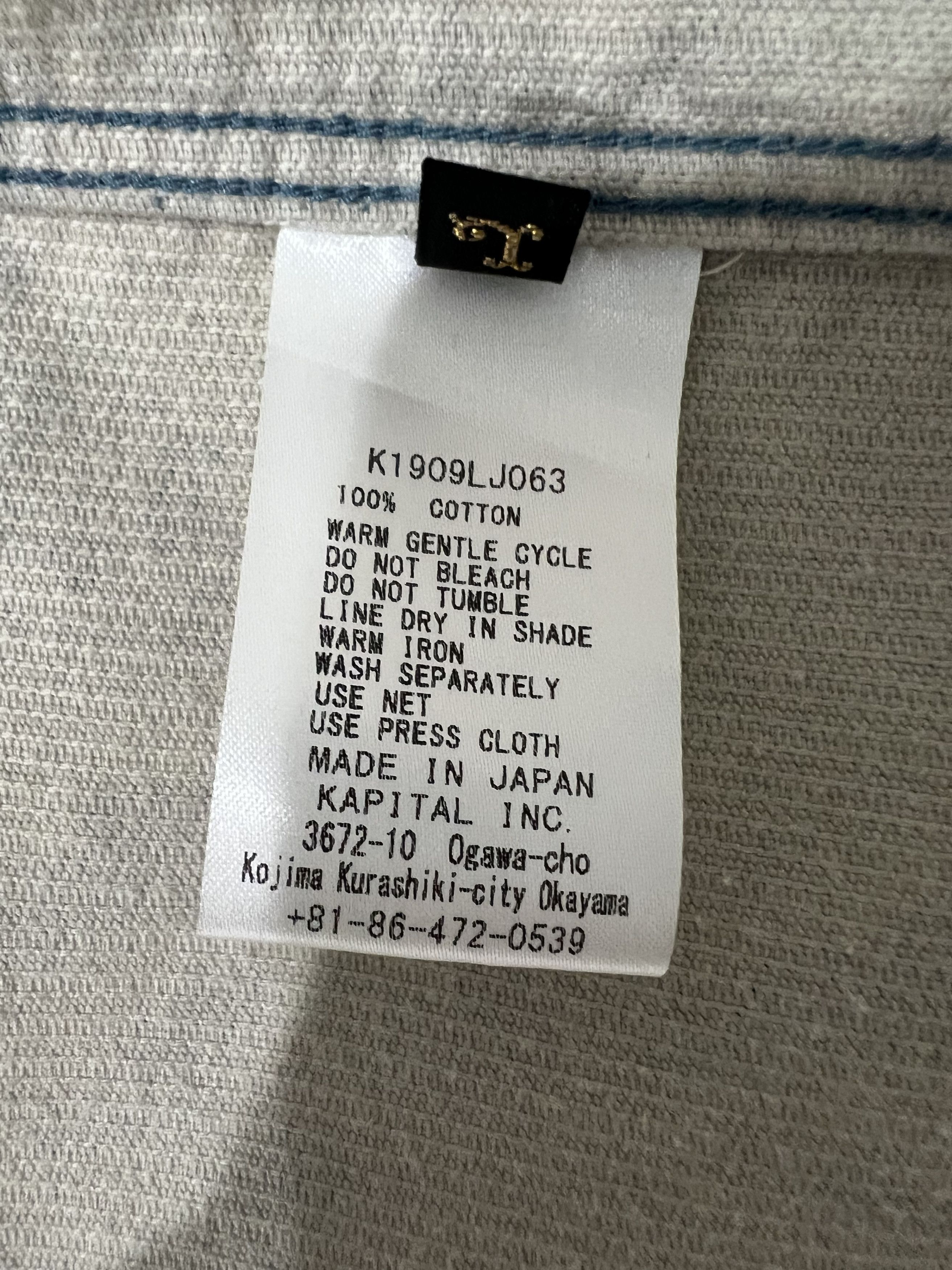 Kapital Kapital Blue/Patterned Kimono Size US L / EU 52-54 / 3 - 6 Thumbnail