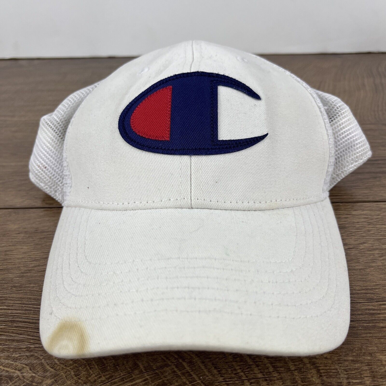 Champion Champion Brand Snapback Hat Champion White Hat Adjustable Ad Size ONE SIZE - 2 Thumbnail