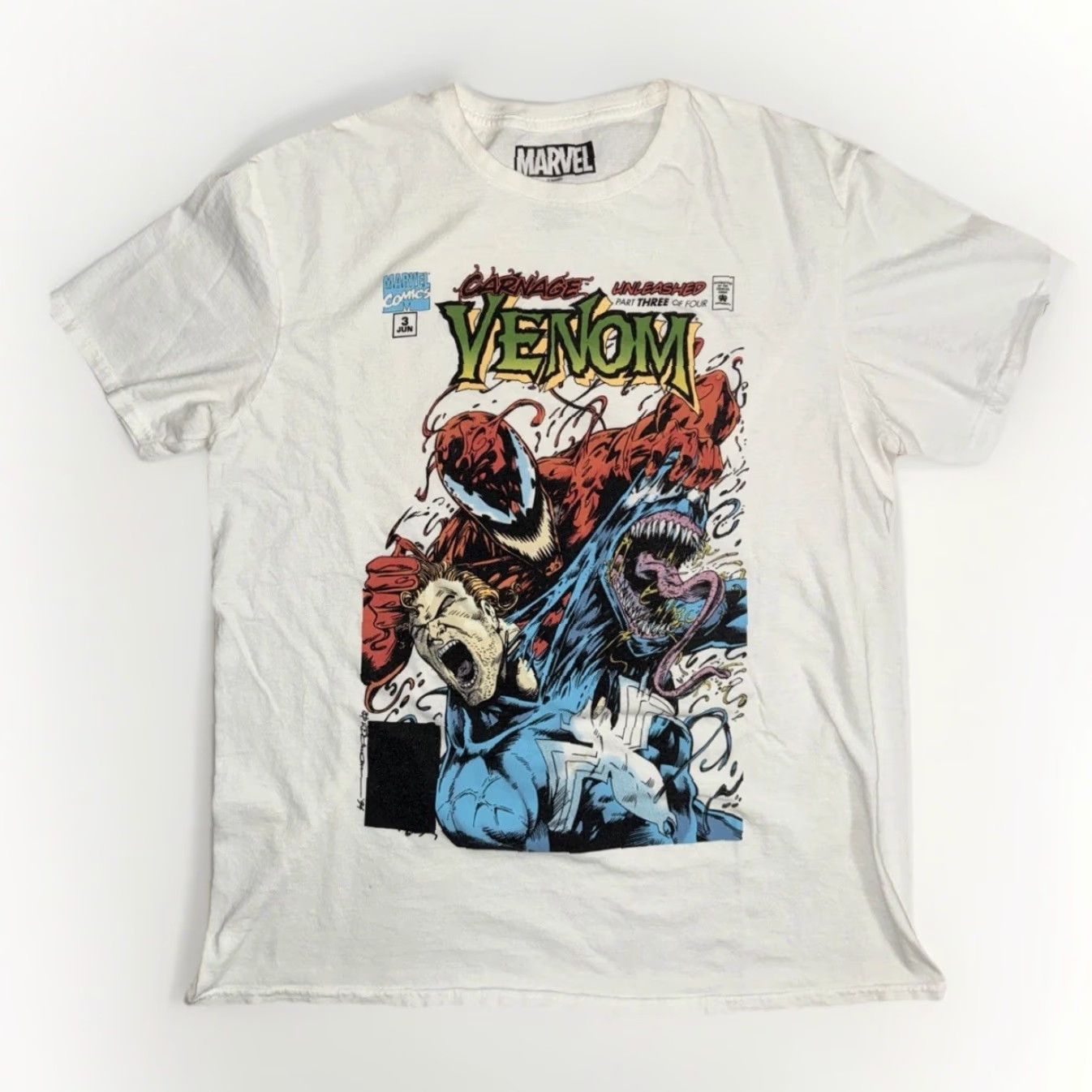 Vintage VINTAGE Carnage And Venom Comic Book T-Shirt Large 21x17 100% Cotton Size US L / EU 52-54 / 3 - 2 Thumbnail