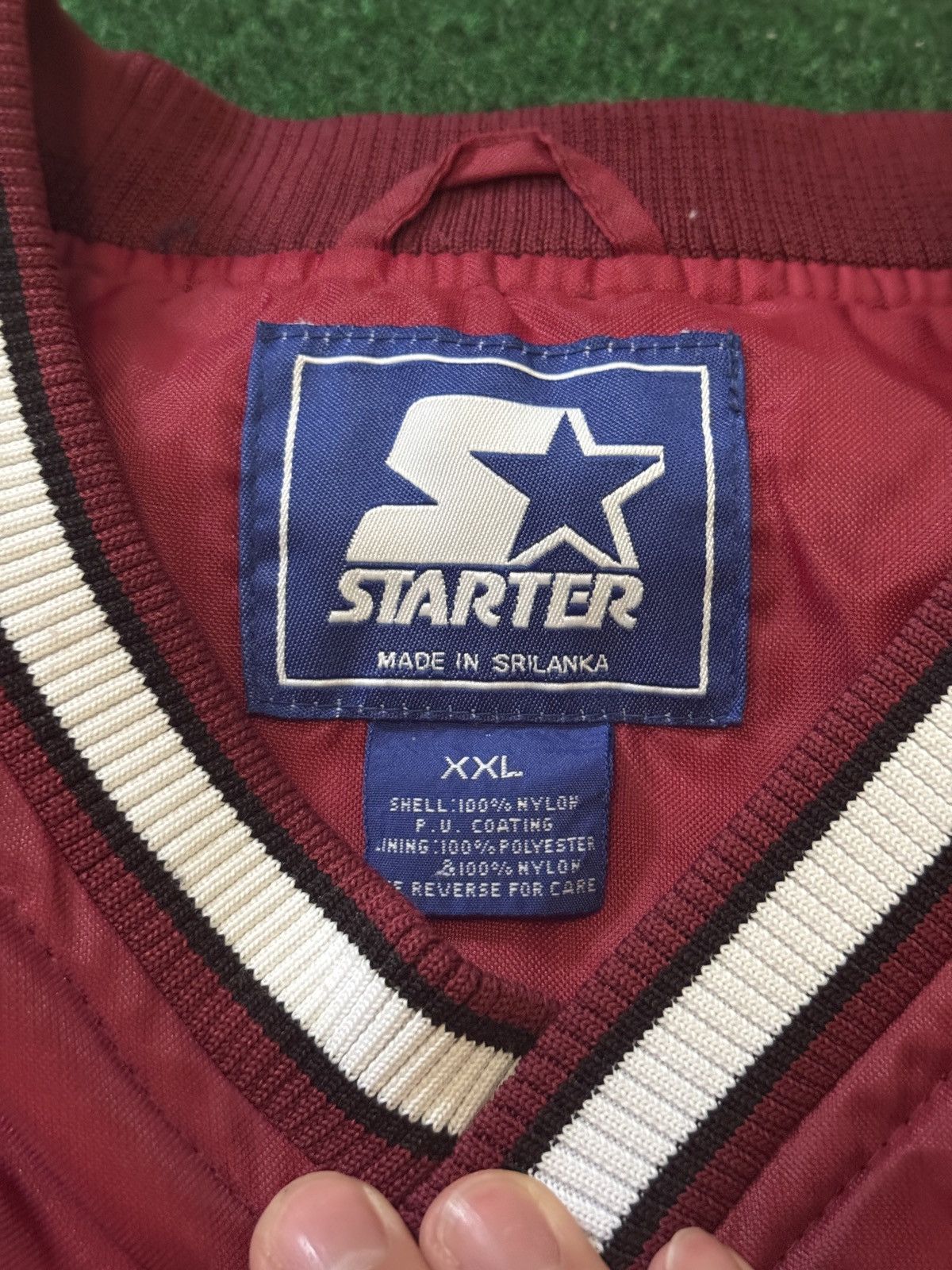 Starter Vintage 90s UMass Minutemen Boston Starter XXL Windbreaker Size US XXL / EU 58 / 5 - 5 Thumbnail