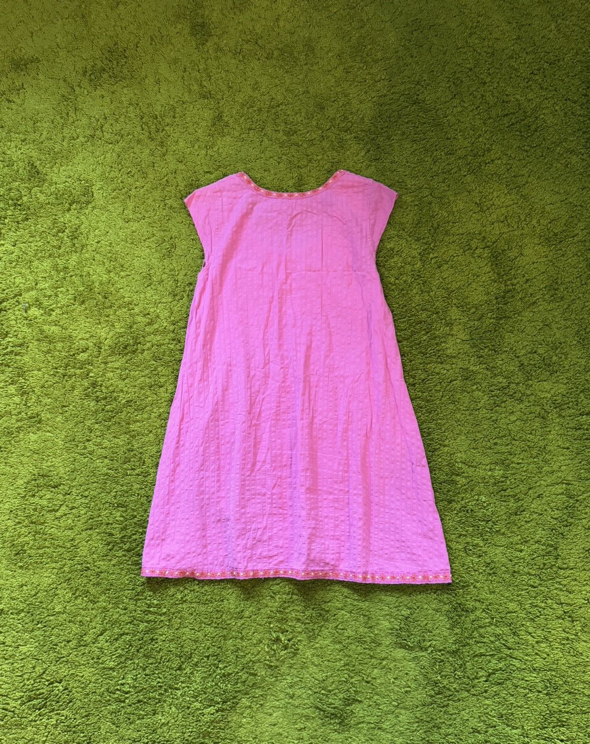 Designer Gudrun Sjoden avant Garde pink mini dress Size S / US 4 / IT 40 - 2 Thumbnail