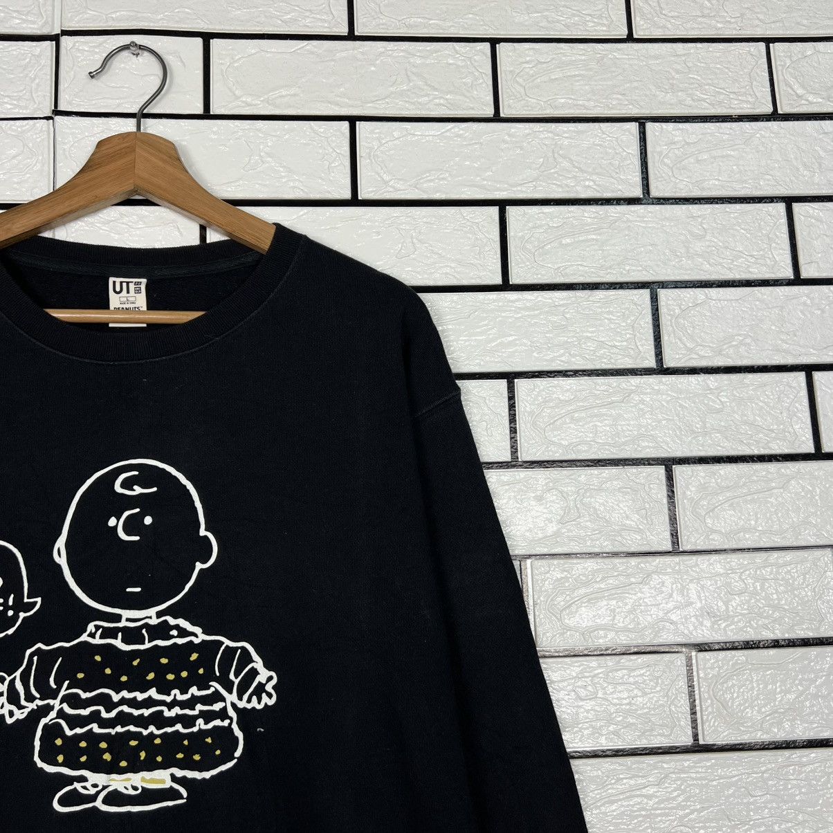 Peanuts UNIQLO X PEANUTS Big Logo Crewneck Sweatshirt #4066-C185 Size US L / EU 52-54 / 3 - 5 Thumbnail