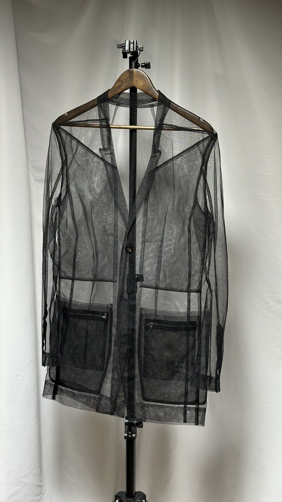Rick Owens Rick Owens SS23 EDFU Lido Jacket in tulle (50IT) Size 40R - 1 Thumbnail