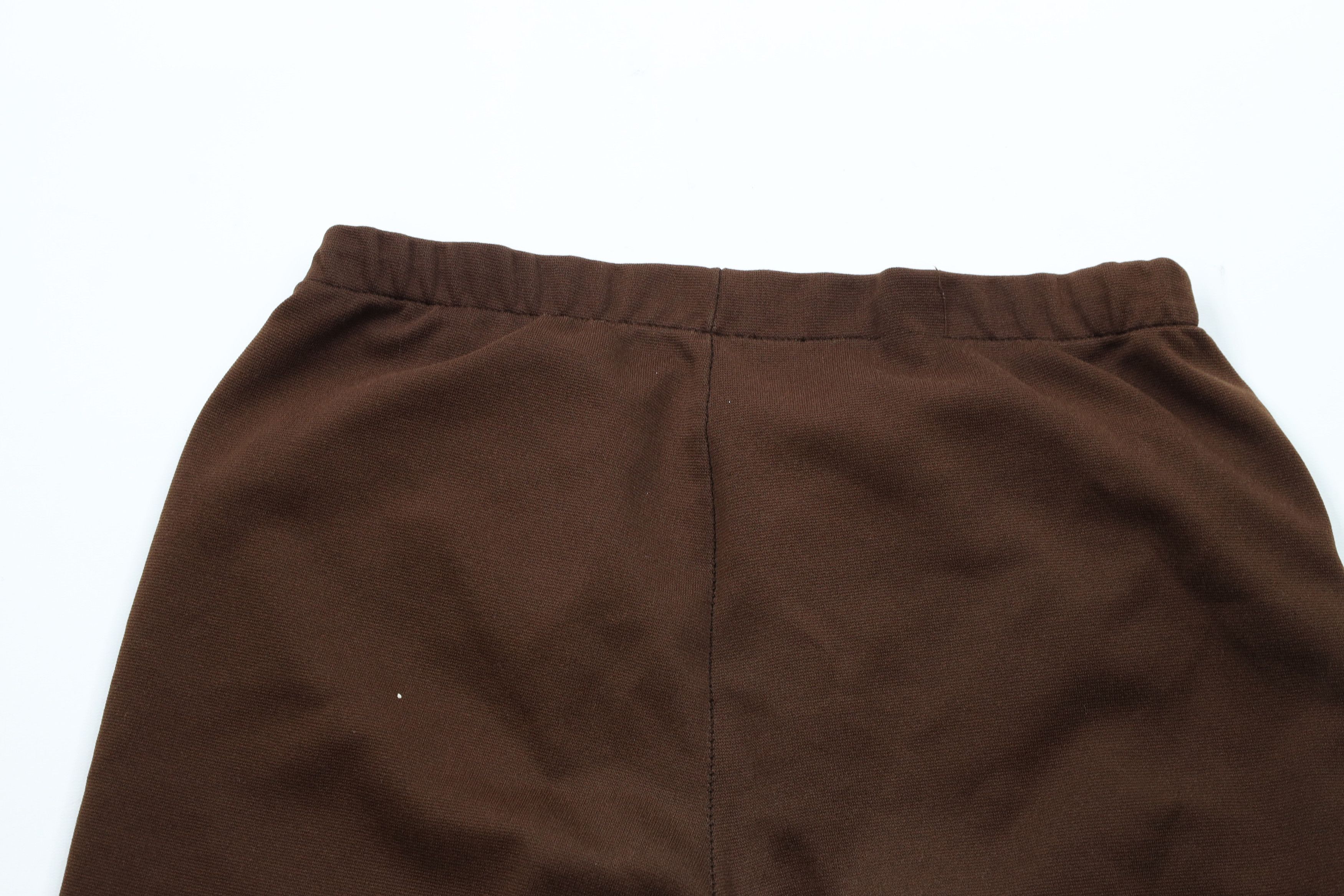 Vintage Vintage 70s Streetwear Knit Bermuda Shorts Brown USA Size 38" / US 16 / IT 52 - 8 Thumbnail
