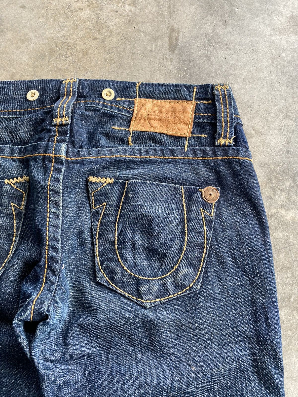 Evisu × Tornado Mart × True Religion Vintage True Religion Low Rise Slim Jeans @119 Size US 31 - 6 Thumbnail
