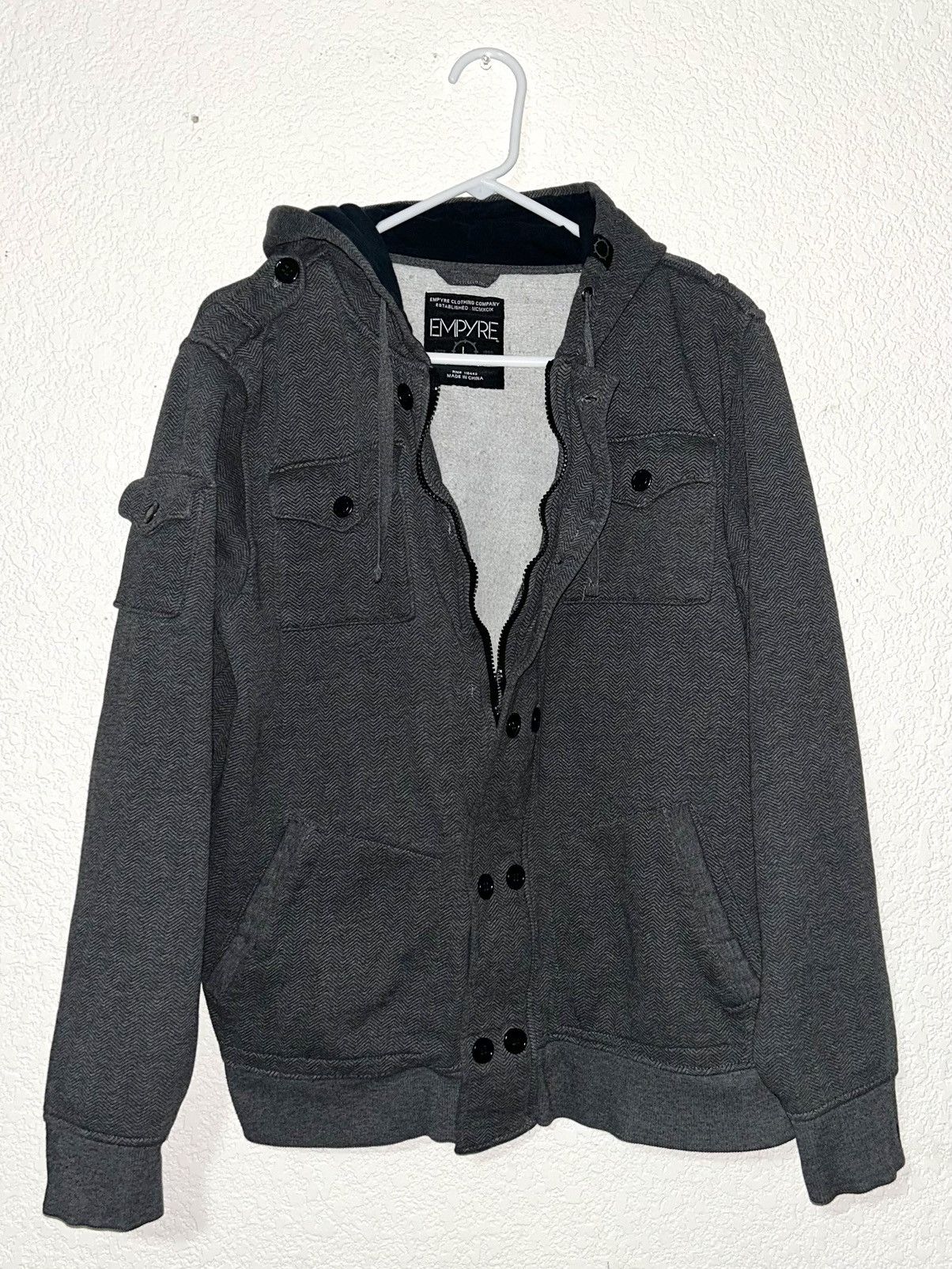 Empyre EMPYRE Grey Hoodie Size US M / EU 48-50 / 2 - 3 Thumbnail