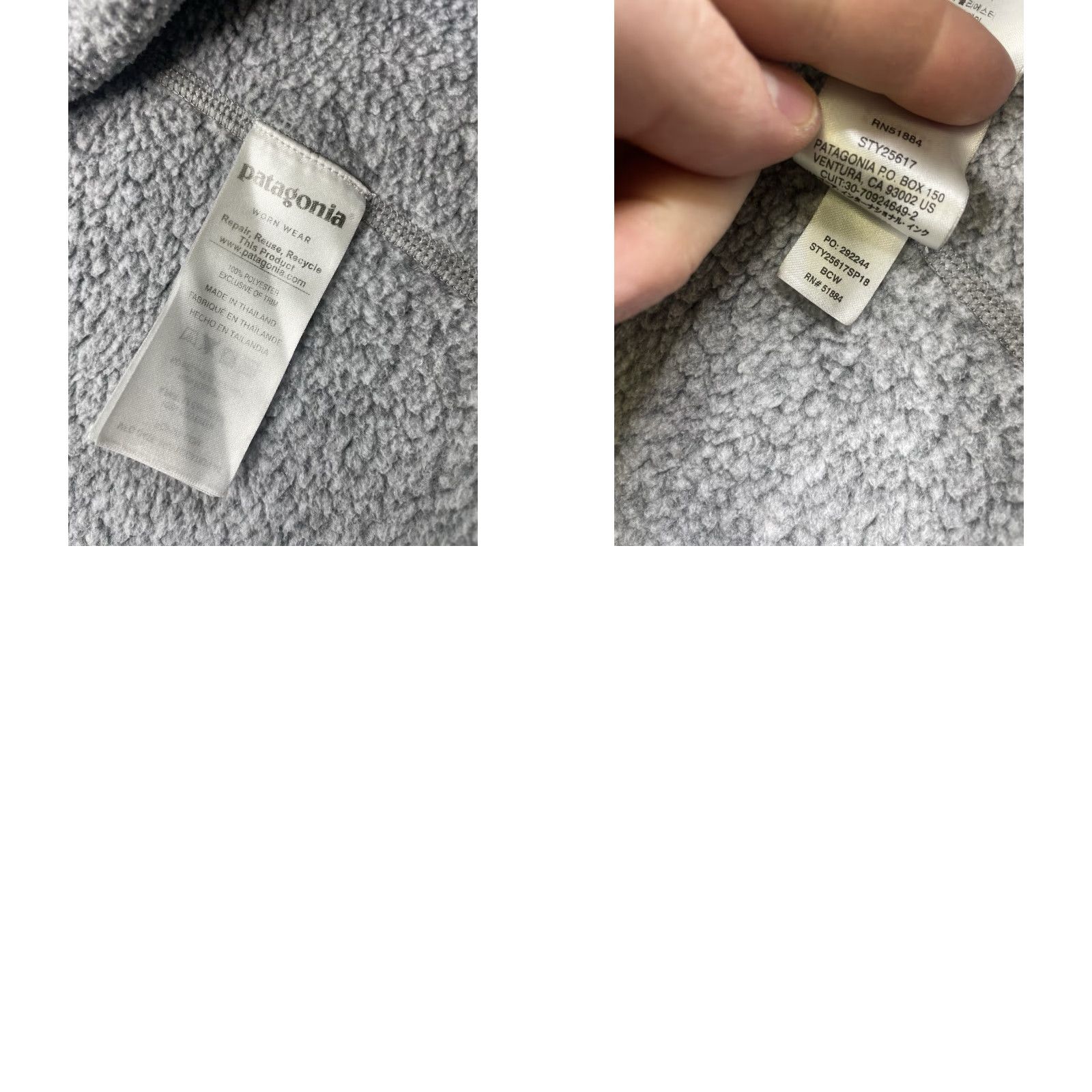 Patagonia Patagonia Womens Large Gray Better Sweater 1/4 Zip Fleece Jacket Regular Women’s Jacket Size L / US 10 / IT 46 - 8 Thumbnail