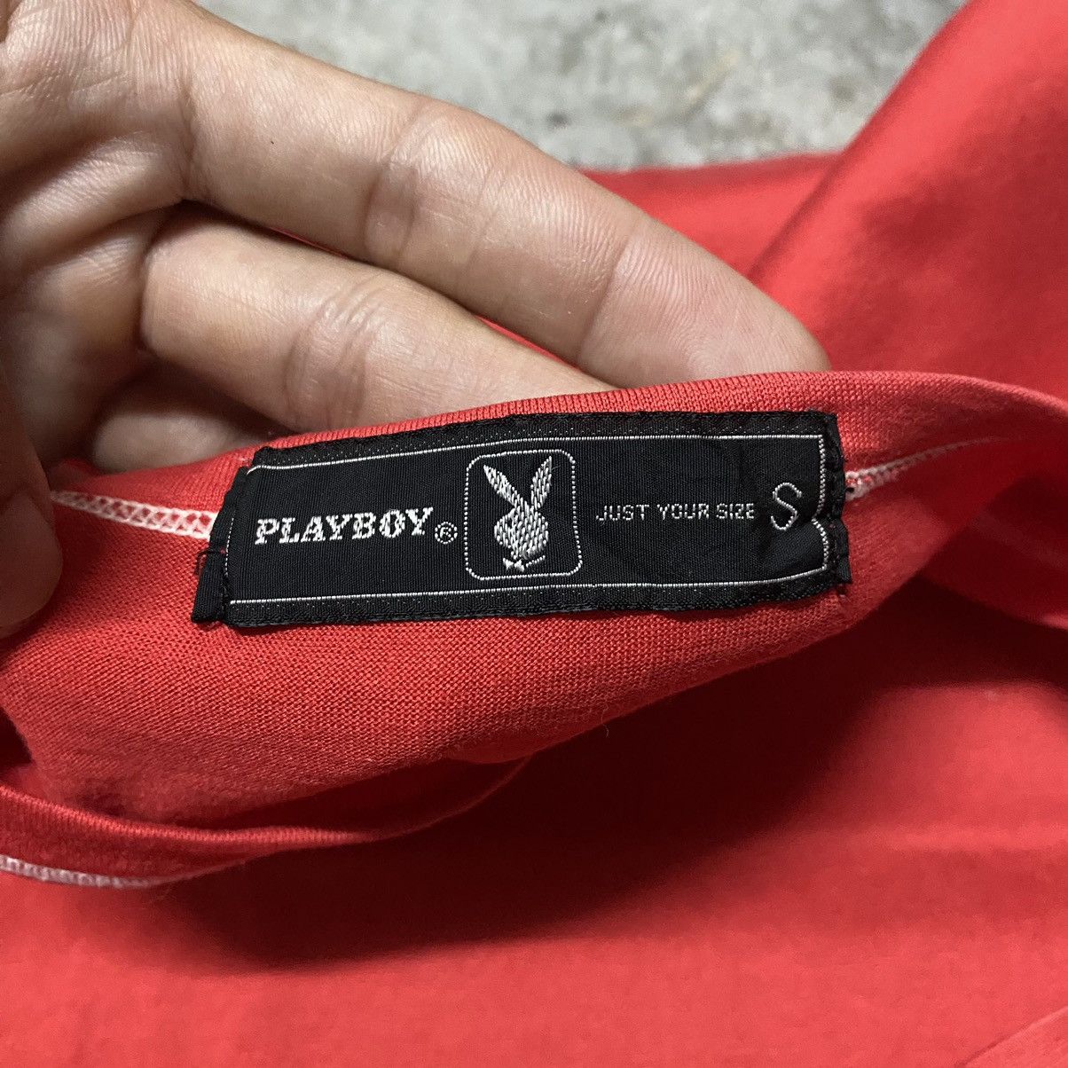 Playboy × Vintage Vintage Playboy Embroidery Spellout T Shirt Size US S / EU 44-46 / 1 - 3 Thumbnail