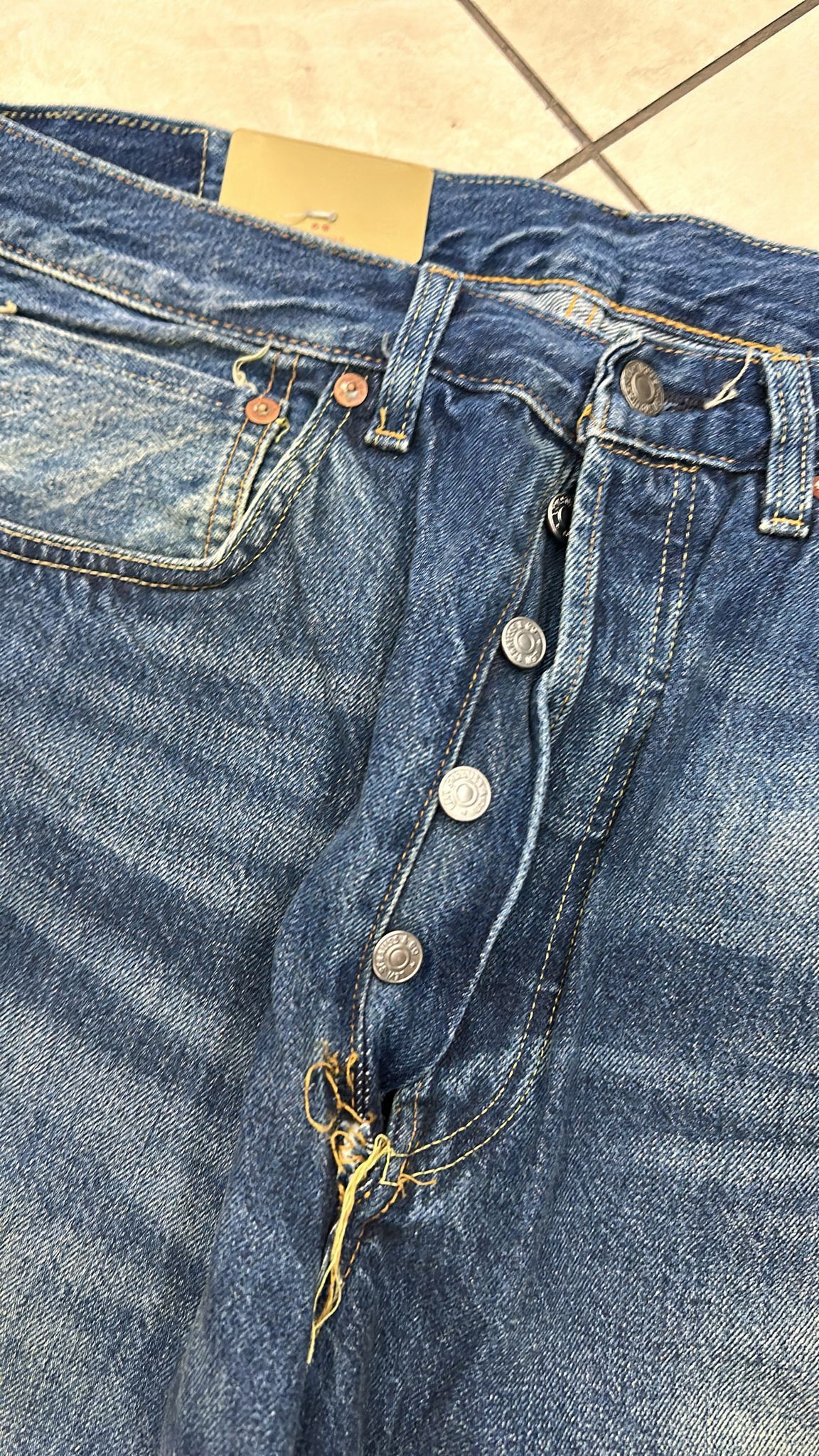 Levi's Vintage Clothing LVC Levi's Vintage Clothing 1955 501XX BigE Selvedge Jeans Size US 32 / EU 48 - 3 Thumbnail