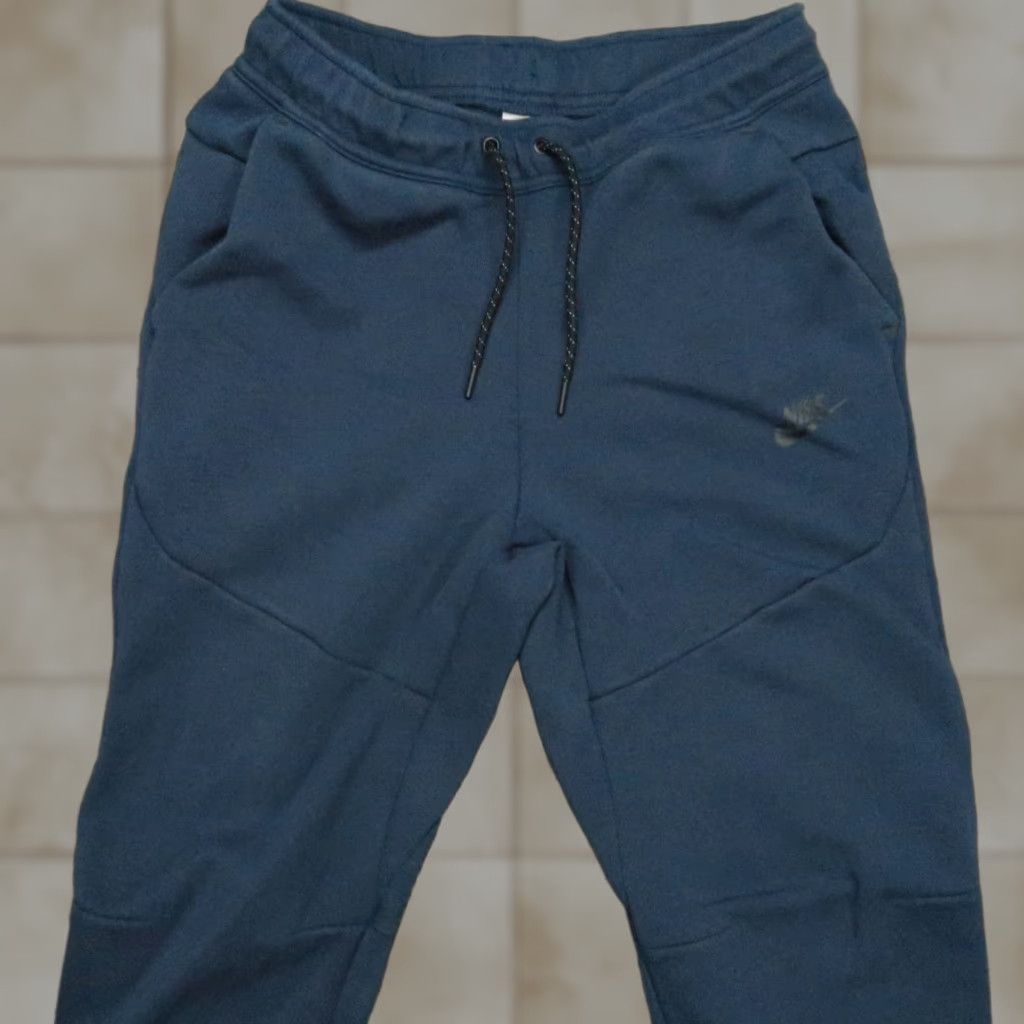 Nike Nike Pants Mens Small Blue Tech Fleece Joggers Zip Pocket Athletic Size US 29 - 1 Thumbnail