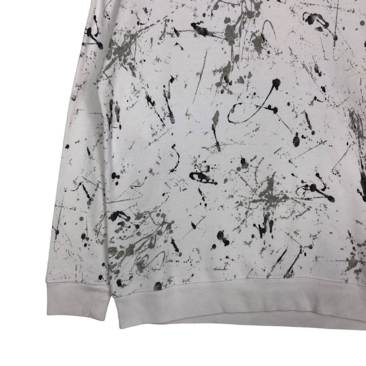 Japanese Brand Rare Painting Abstract Design Sweatshirt Jumper white Size US S / EU 44-46 / 1 - 3 Thumbnail