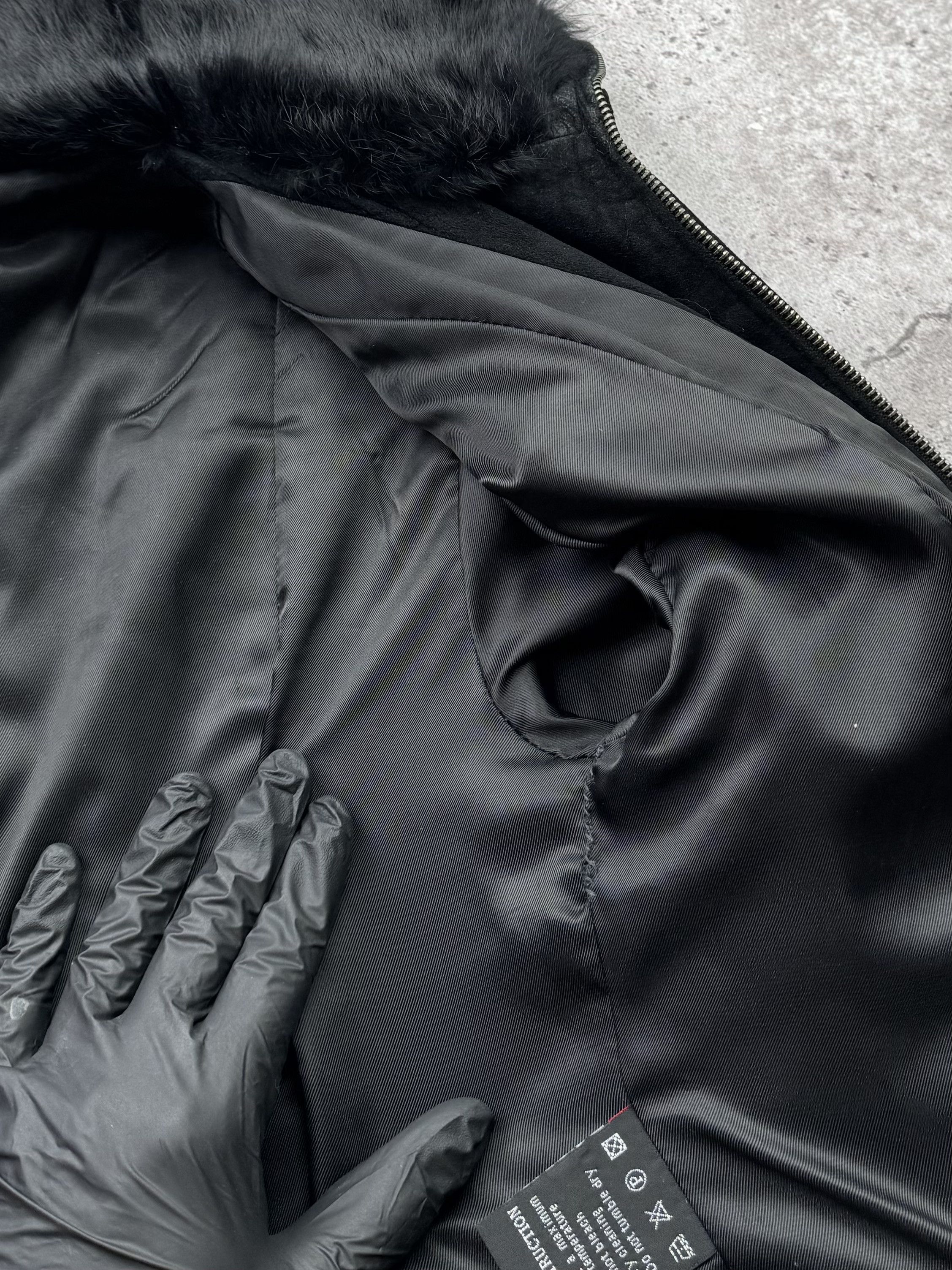Japanese Brand Vintage Real Fur/Suede Cropped Jacket C418(V233) Size S / US 4 / IT 40 - 11 Thumbnail