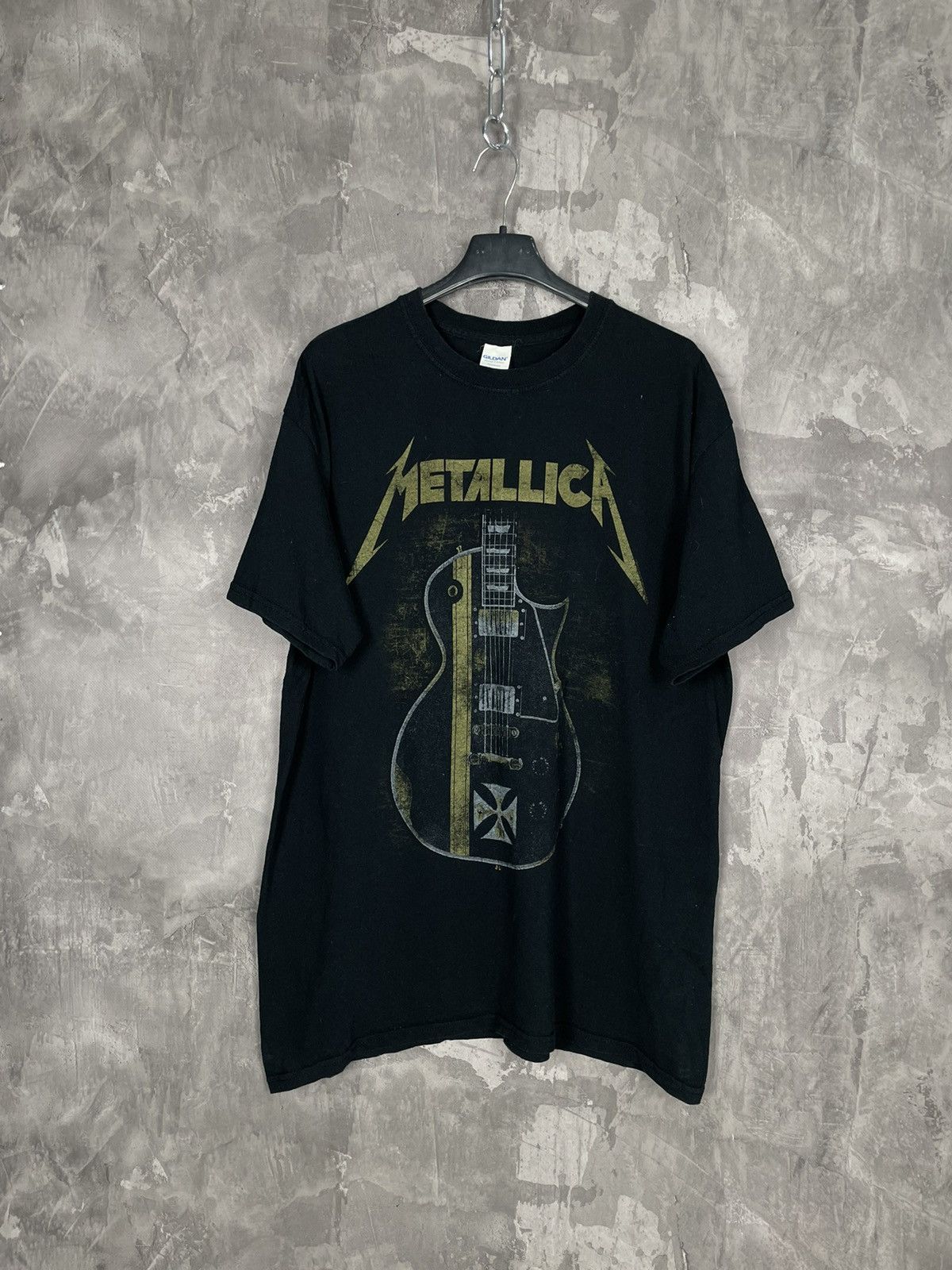 Band Tees × Metallica Vintage 00s Metallica Big Logo Y2K Punk T-shirt Streetwear Size US L / EU 52-54 / 3 - 1 Thumbnail
