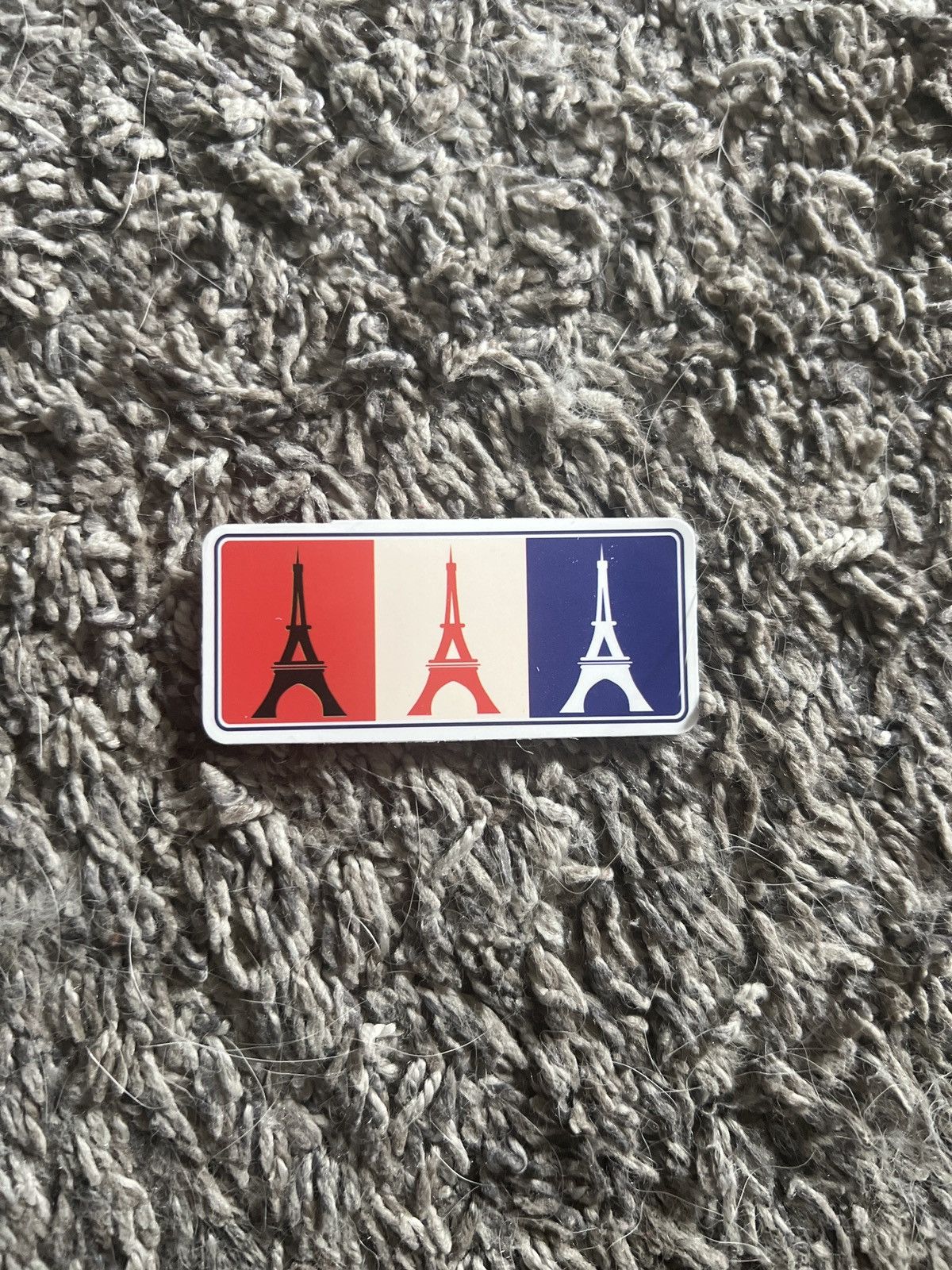 Hypebeast × Vintage French Flag Eiffel Tower Silhouette Sticker Size ONE SIZE - 1 Thumbnail