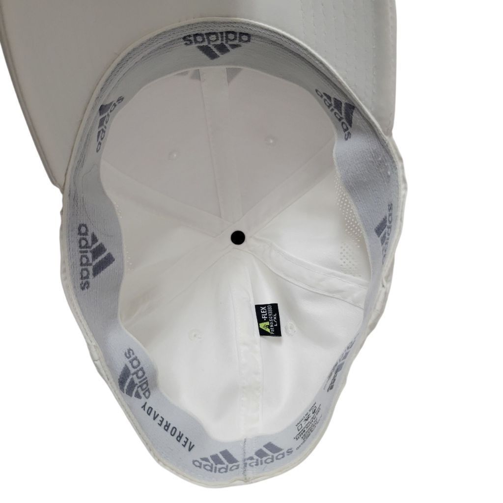 Adidas Adidas Baseball Hat Cap White One Size Embroidered Size ONE SIZE - 4 Thumbnail