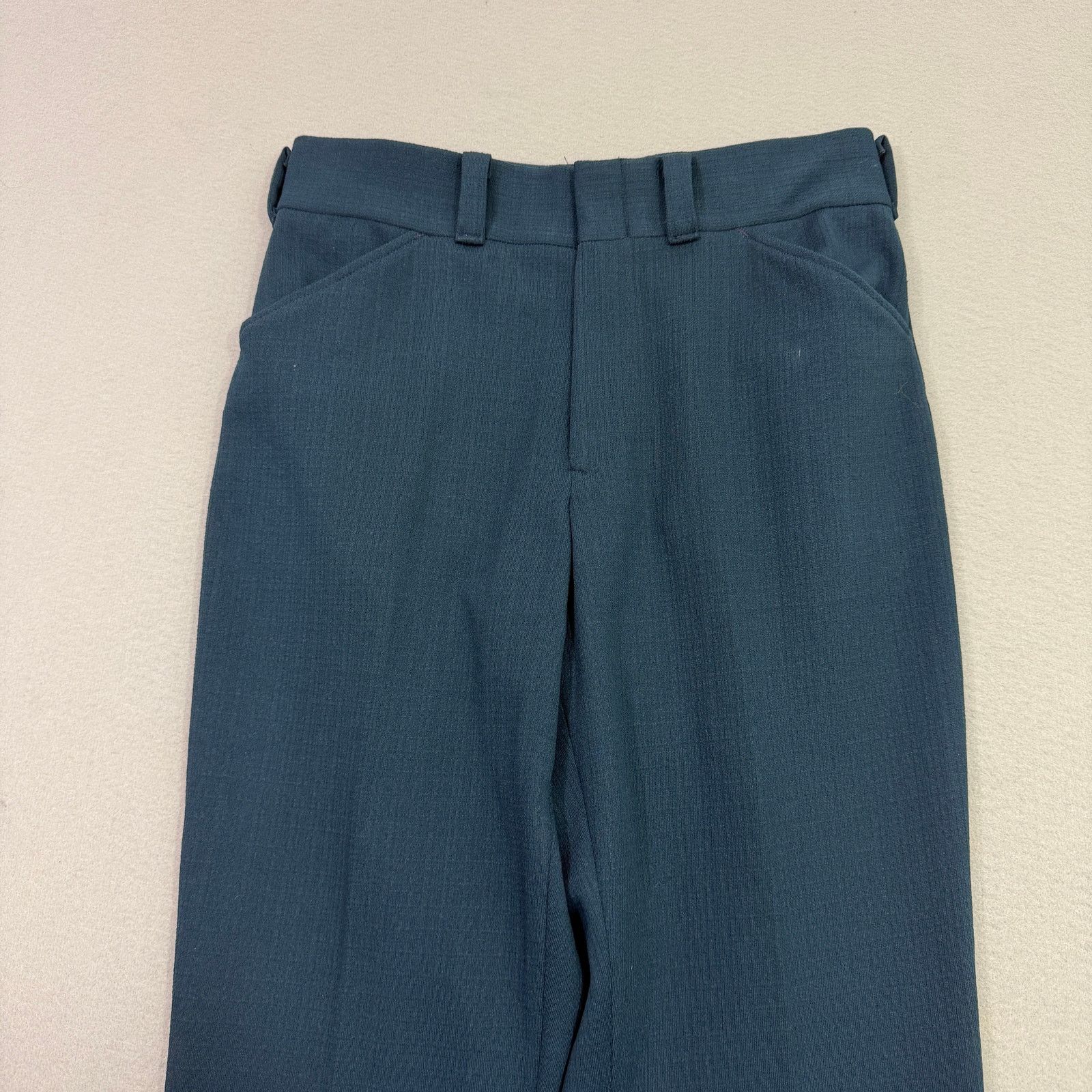 Vintage Vintage Drop Loop Trousers Men's 32x32 Teal High Waist Pants Size US 32 / EU 48 - 2 Thumbnail