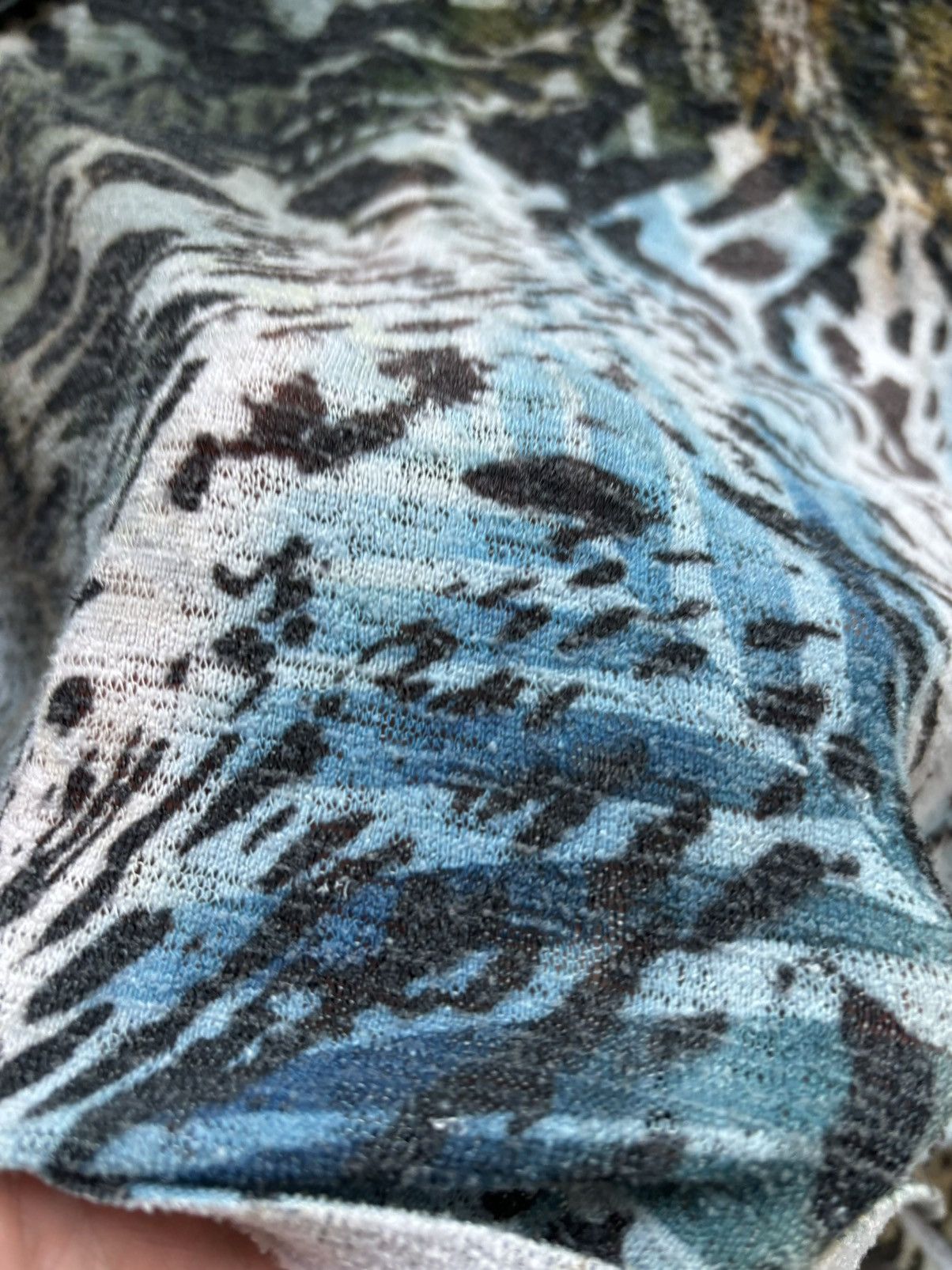 Japanese Brand × Other × Vintage 2000s JPG Style Longsleeve Y2K Vintage Animal Print Trompe L Size M / US 6-8 / IT 42-44 - 6 Thumbnail