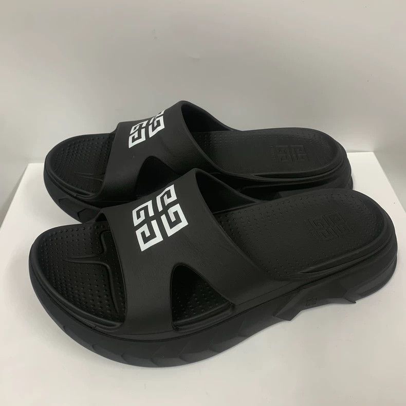 Givenchy Logo Heightened Slippers Size 42