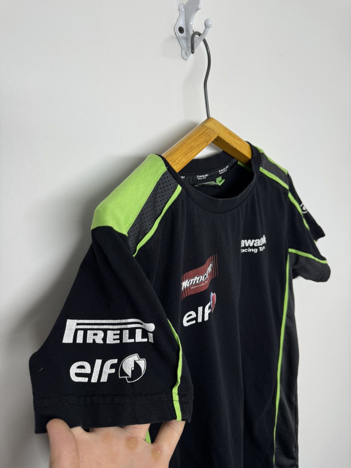 Vintage Vintage Y2k Kawasaki T shirt Motosport Racing Team Shirt Size US S / EU 44-46 / 1 - 8 Thumbnail