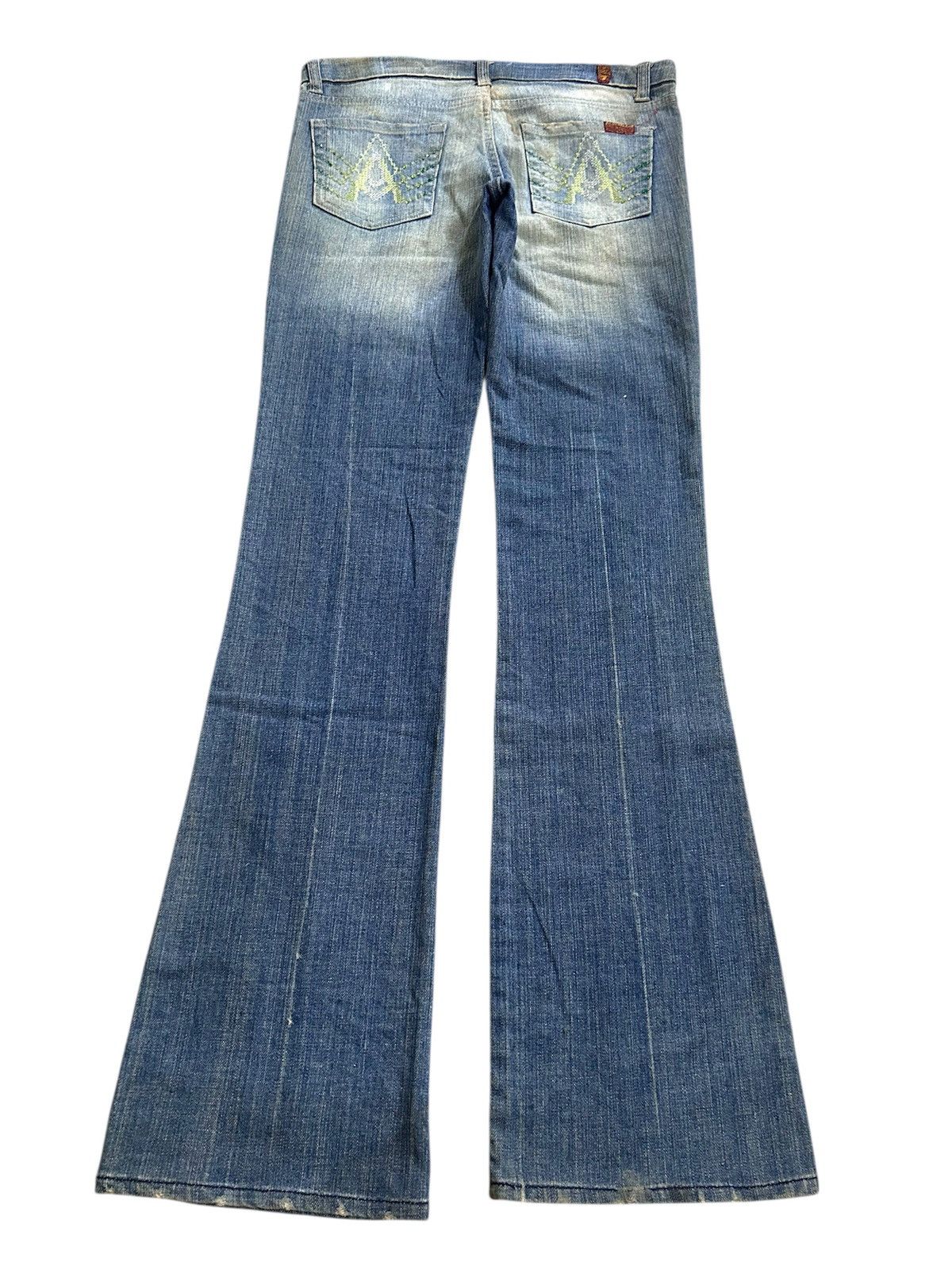 7 For All Mankind × Vintage Vintage 7 For All Mankind Denim Blue Wash Jeans Size US 29 - 2 Thumbnail