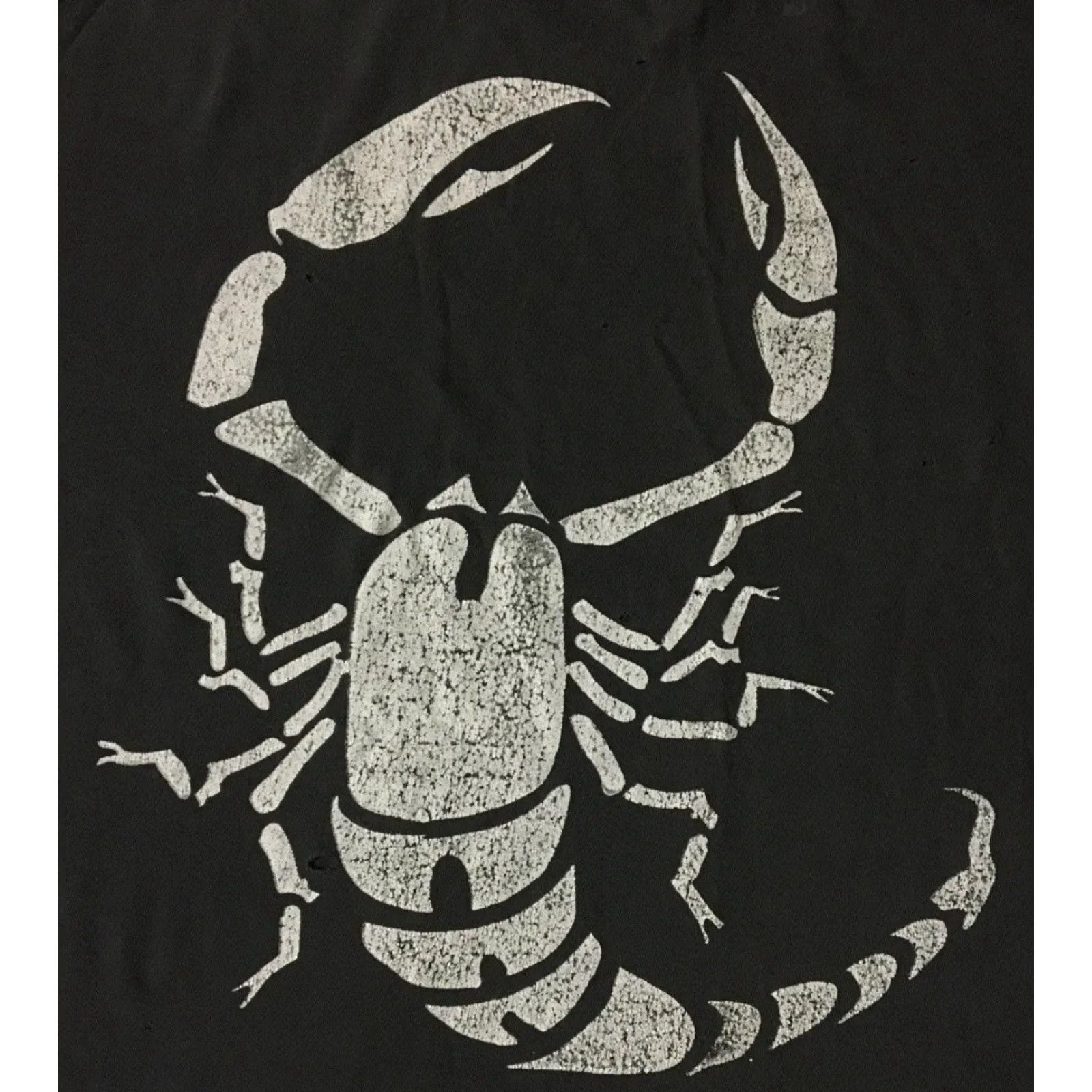Thrasher VINTAGE NWO Sting Scorpion Thrashed Faded Distressed Shirt XL Black Shirt Mens 90s Grunge WWE WWF Size US XL / EU 56 / 4 - 4 Thumbnail