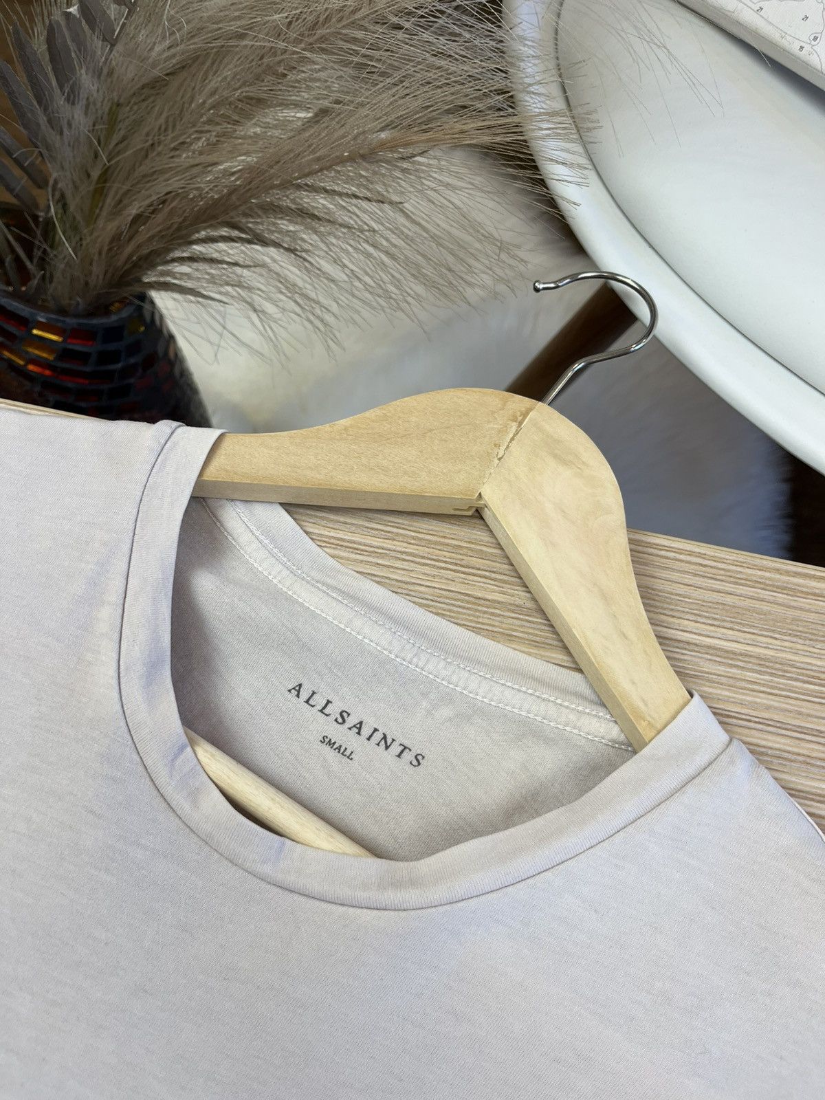 Allsaints × Designer Allsaints tee shirt casual mini logo streetwear sale Size US L / EU 52-54 / 3 - 4 Thumbnail