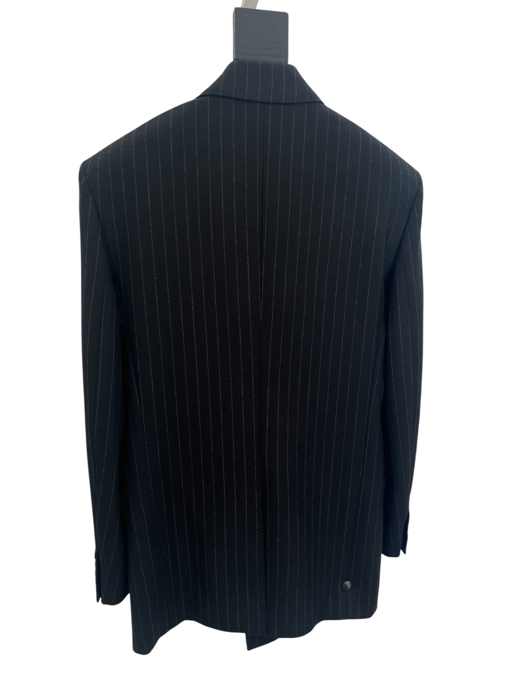 Saint Laurent Paris Saint Laurent Wool & Cashmere Striped Jacket Size 52R - 4 Thumbnail