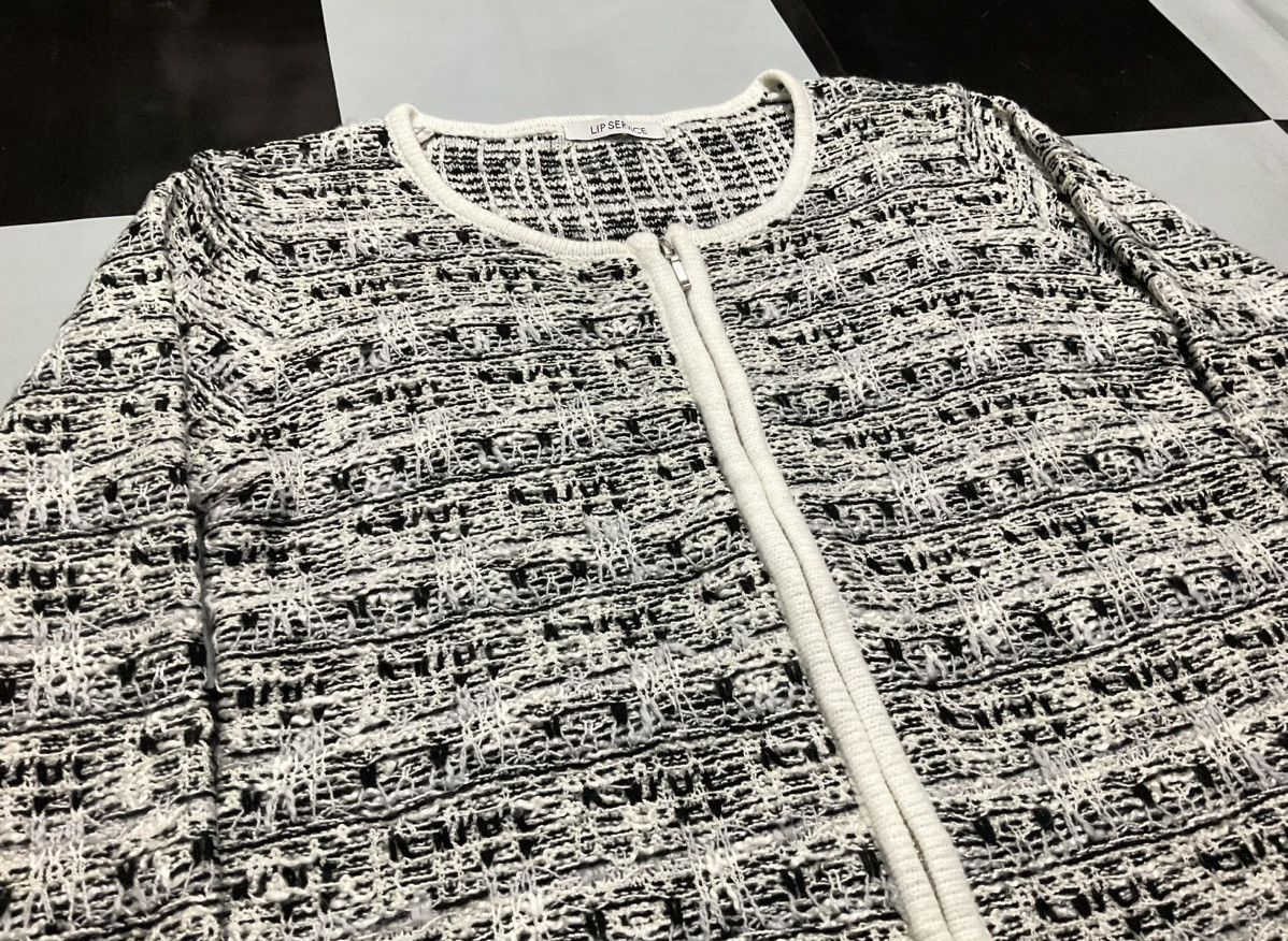 🔥 Archived Rare Lip Service Knit Cardigan Jacket Punk Gothic
