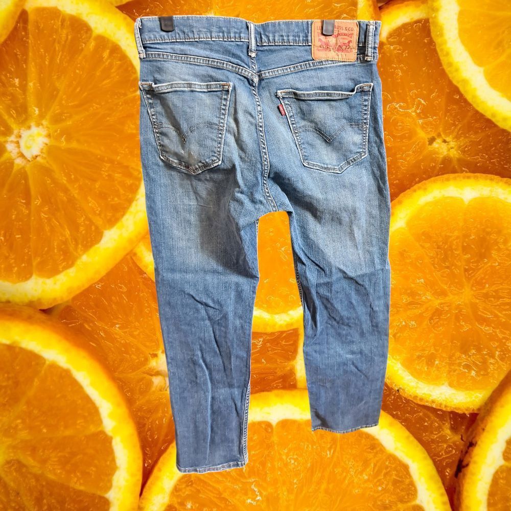 Levi's Levi's 505 Classic Straight Leg Medium Wash Denim Jeans Men Size US 33 - 6 Thumbnail