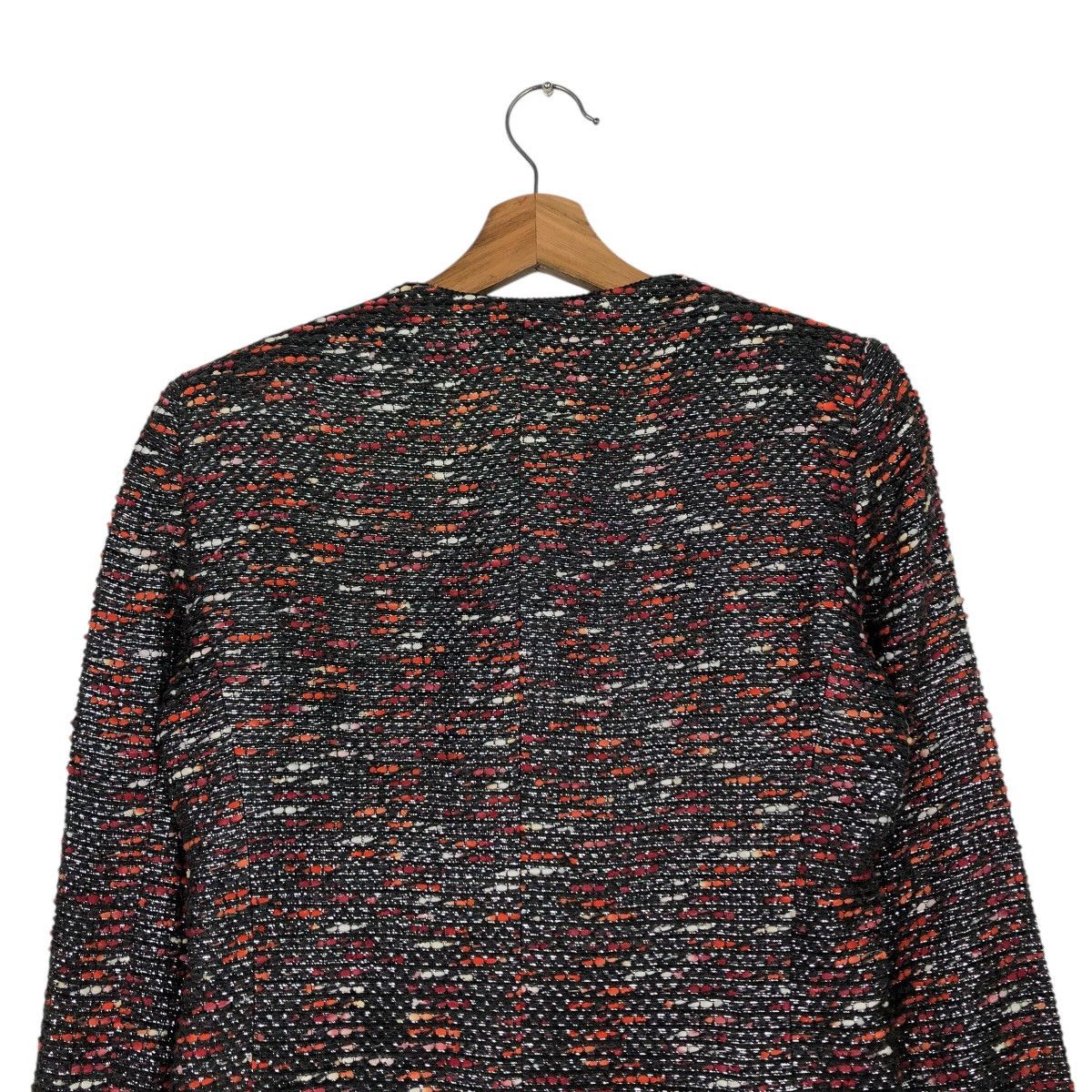 Armani Collezioni Armani Collezioni Textured Knit Button Jacket Size M / US 6-8 / IT 42-44 - 10 Thumbnail