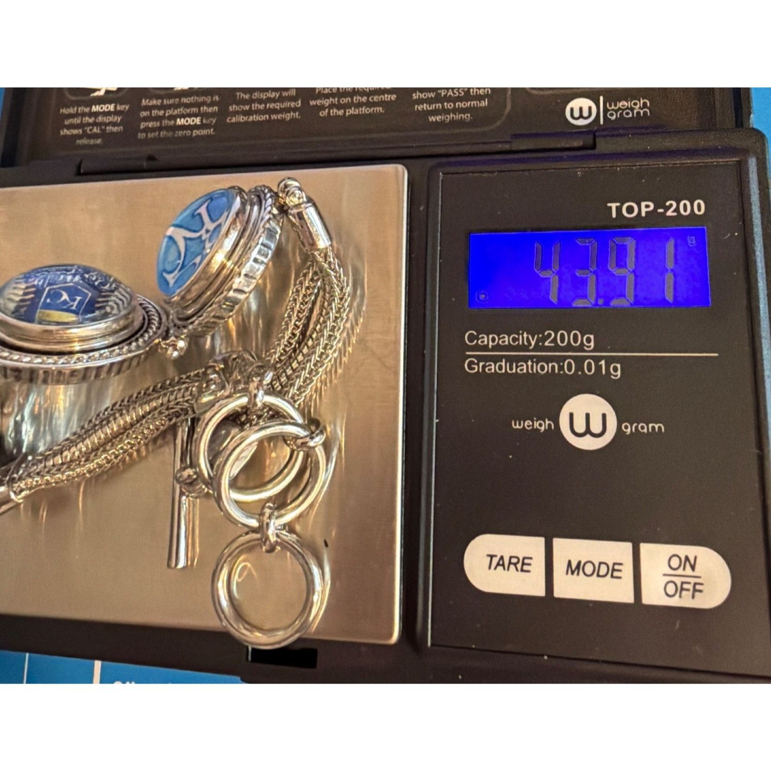 Other Silver Tone Snap Charm Bracelet Kansas City Royals Baseball Size ONE SIZE - 5 Thumbnail