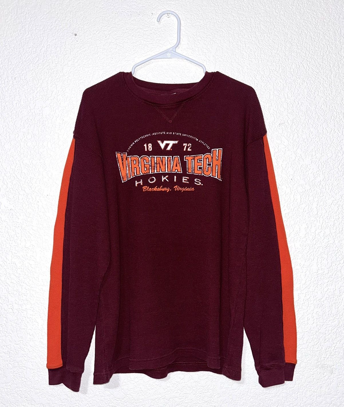 NCAA Virginia Tech Burgundy Long Sleeve Size US L / EU 52-54 / 3 - 1 Thumbnail