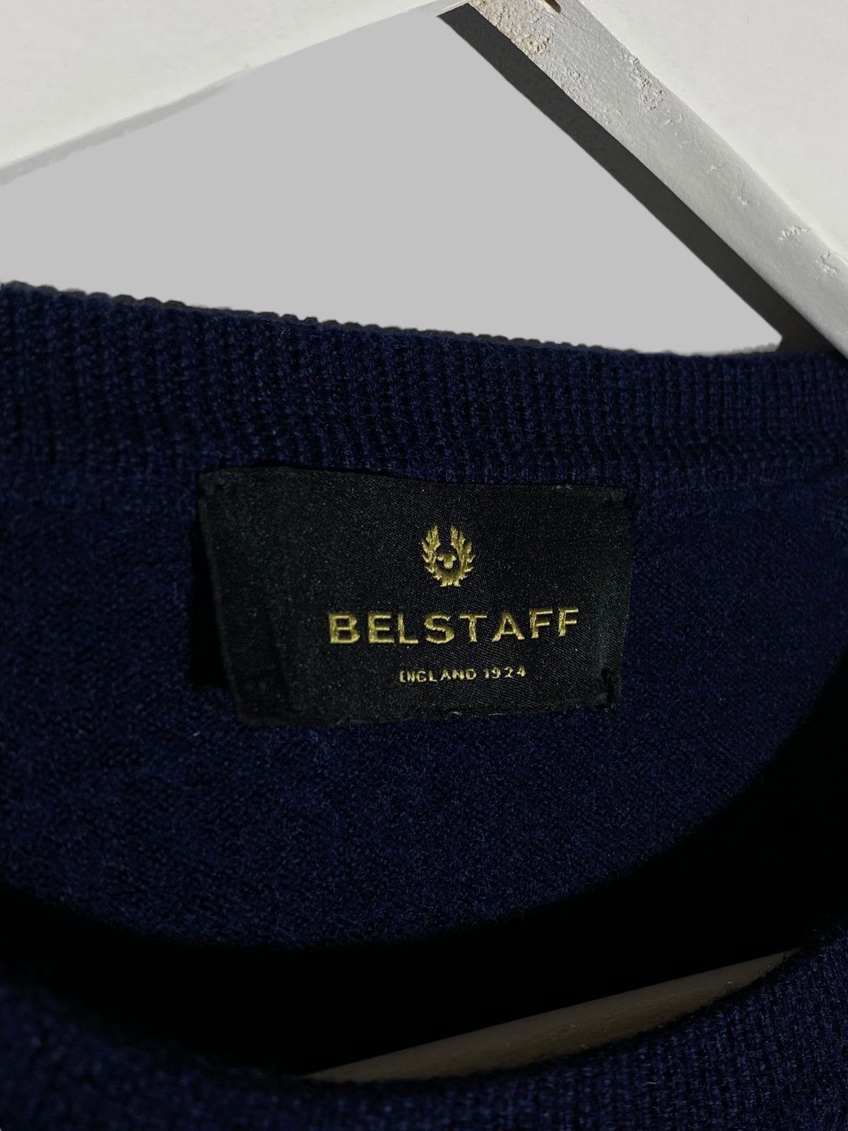 Belstaff Belstaff Wool Sweater Navy Blue Men’s Size US S / EU 44-46 / 1 - 10 Thumbnail