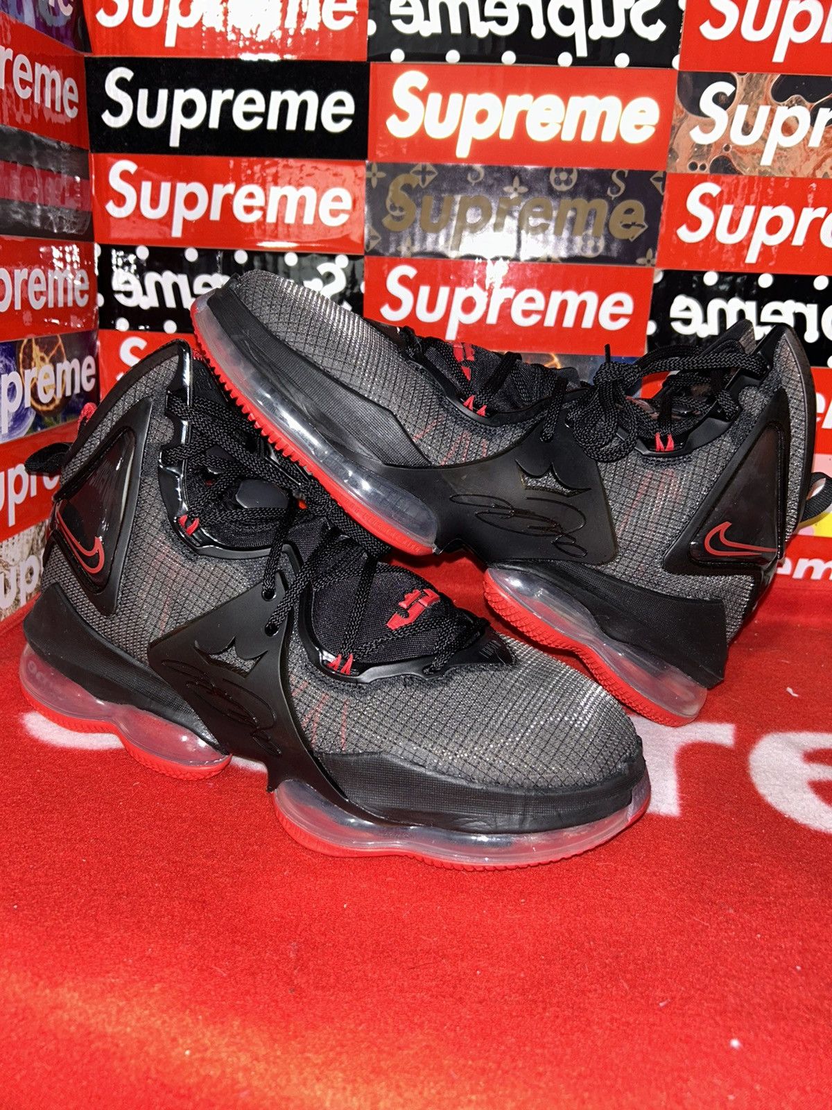 Nike Lebron 19 BRED CZ0203-001 size 12 with box