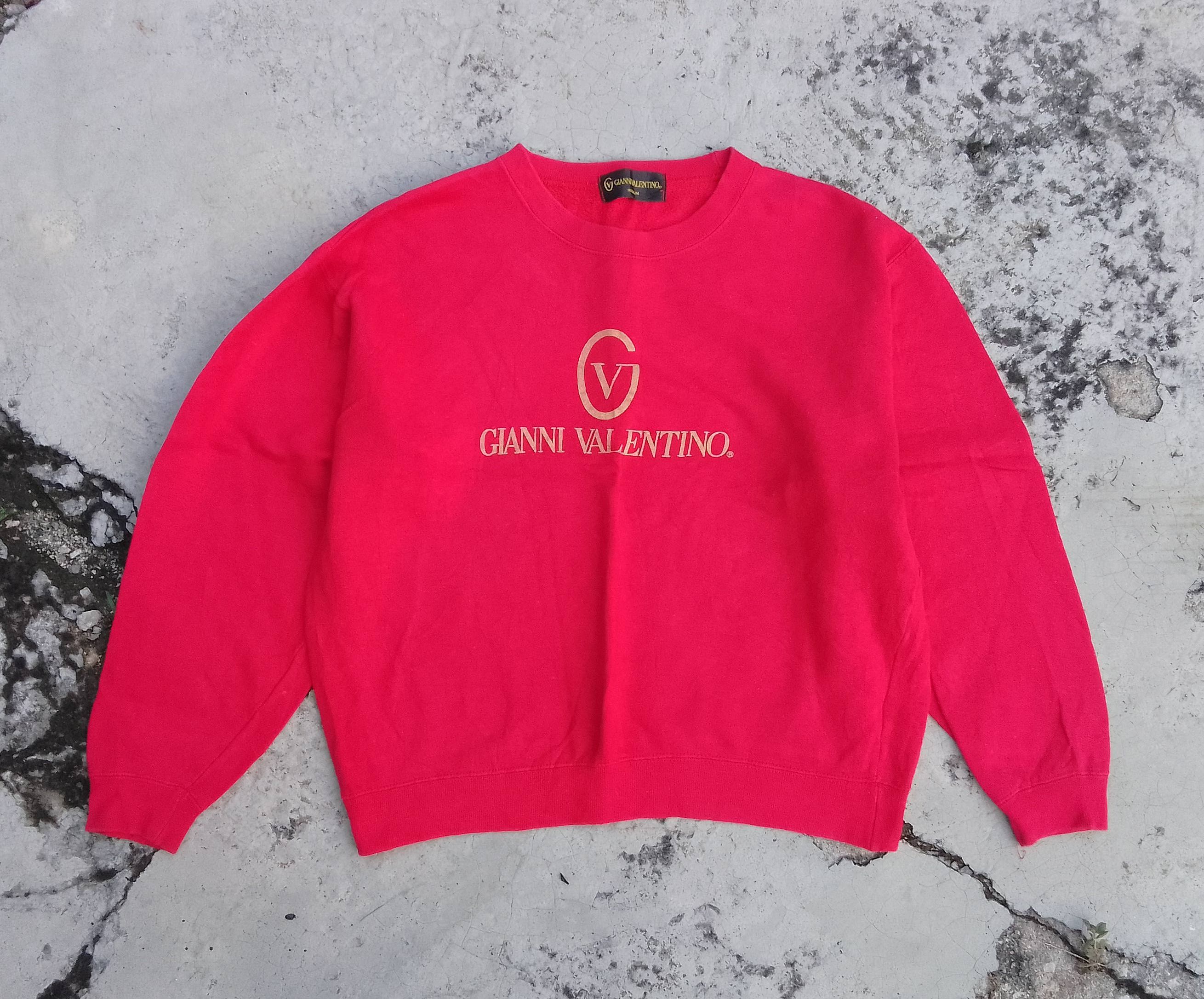 Valentino Vintage Valentino Garavani Crewneck Sweatshirt Big Logo Size US S / EU 44-46 / 1 - 4 Thumbnail