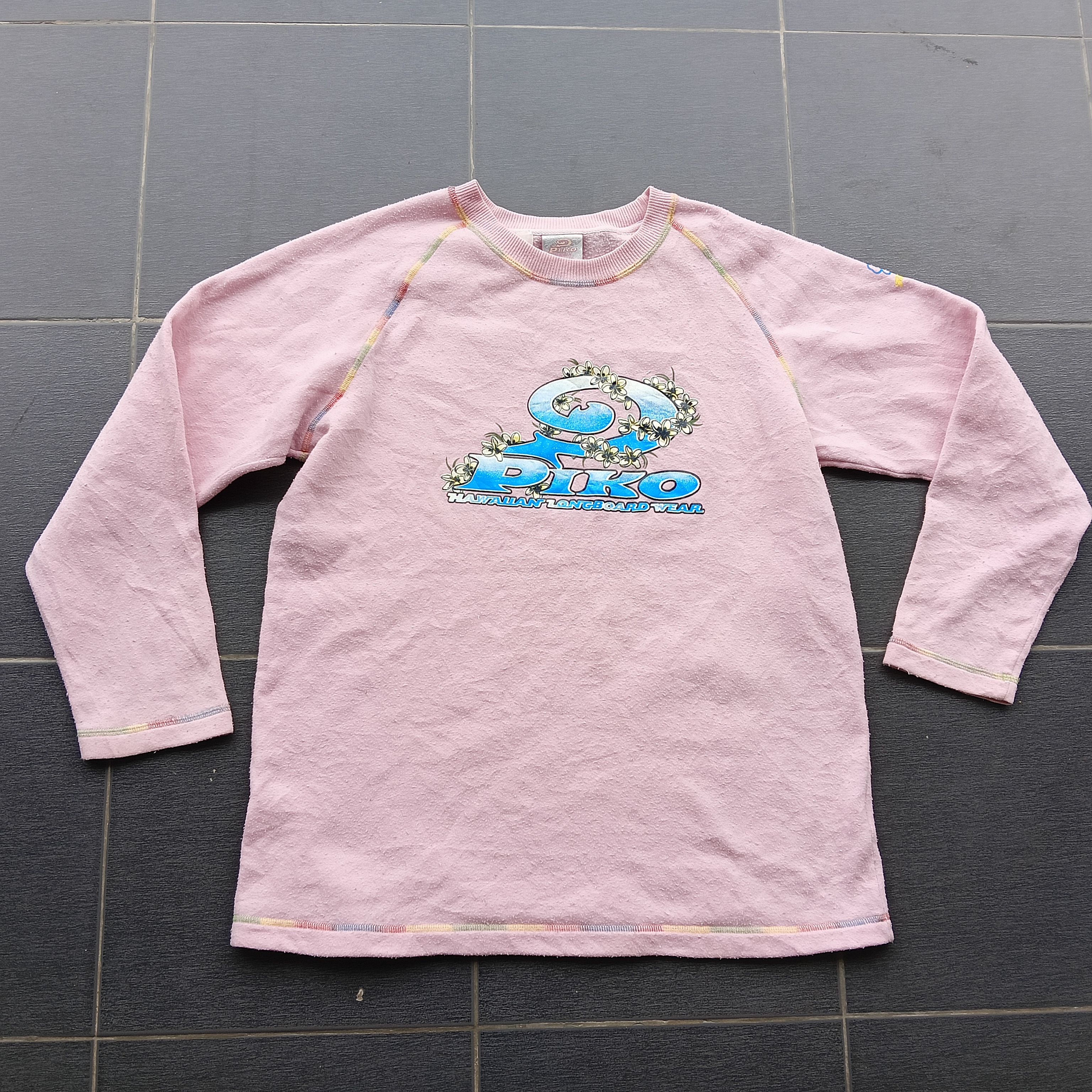 Japanese Brand piko biglogo hawaii surf M Size US M / EU 48-50 / 2 - 1 Thumbnail