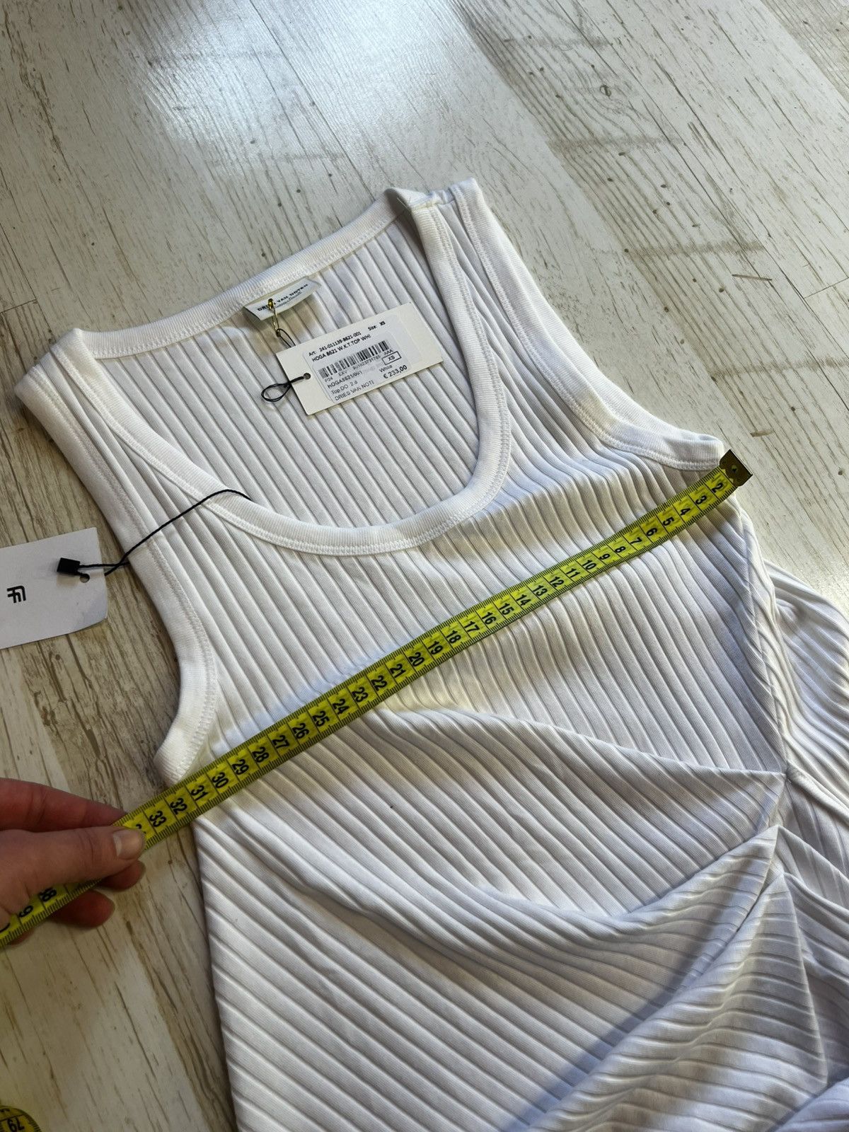 Dries Van Noten Dries Van Noten Hoga Asymmetric Ribbed Tank Top Size XS / US 0-2 / IT 36-38 - 11 Thumbnail