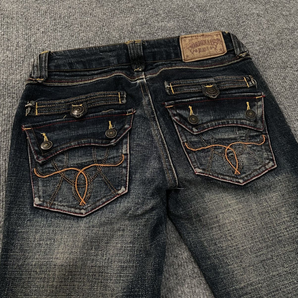 Japanese Brand Womens Flared Denim Jeans Stretch LGB if six was nine y2k Size 30" / US 8 / IT 44 - 10 Thumbnail